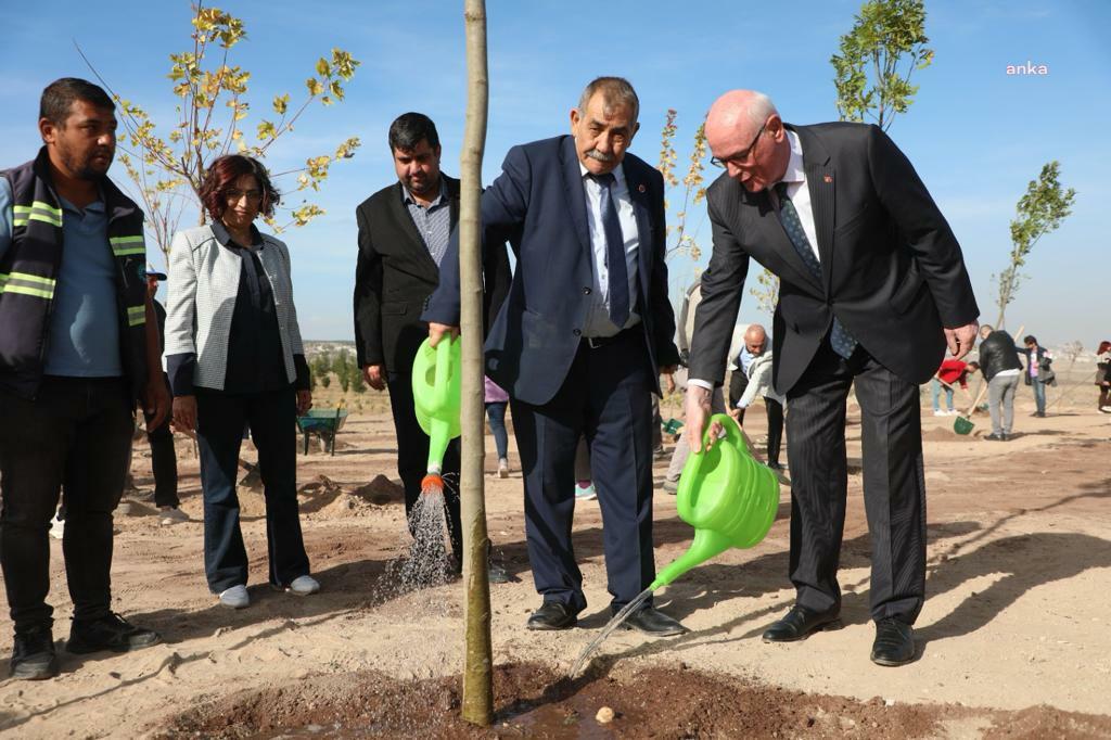 ODUNPAZARI BELEDİYESİ, İLÇE GENELİNDE YEŞİLLENDİRME ÇALIŞMALARINI SÜRDÜRÜYOR