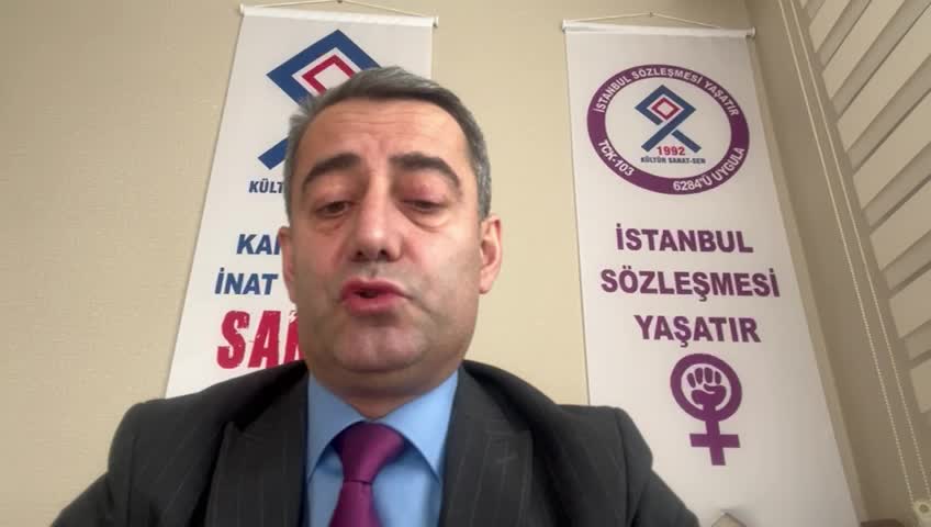KÜLTÜR SANAT SEN ÖRGÜTLENME SEKRETERİ SAĞLAM'DAN AĞRI KÜLTÜR VE TURİZM MÜDÜRÜ KÖSEDAĞ'IN TUTUKLANMASINA İLİŞKİN AÇIKLAMA: "ÇOCUK İSTİSMARININ MEŞRULAŞTIRILMASI ANLAMINA GELECEK UYGULAMALARIN KARŞISINDAYIZ"