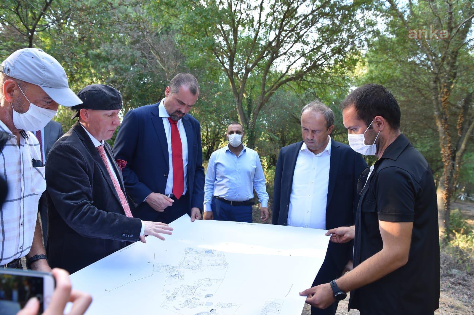 HANÇERLİ VE POLONYA CUMHURIYETI ANKARA BÜYÜKELÇISİ, BATHONEA ANTİK KENTİNİ ZIYARET ETTİ