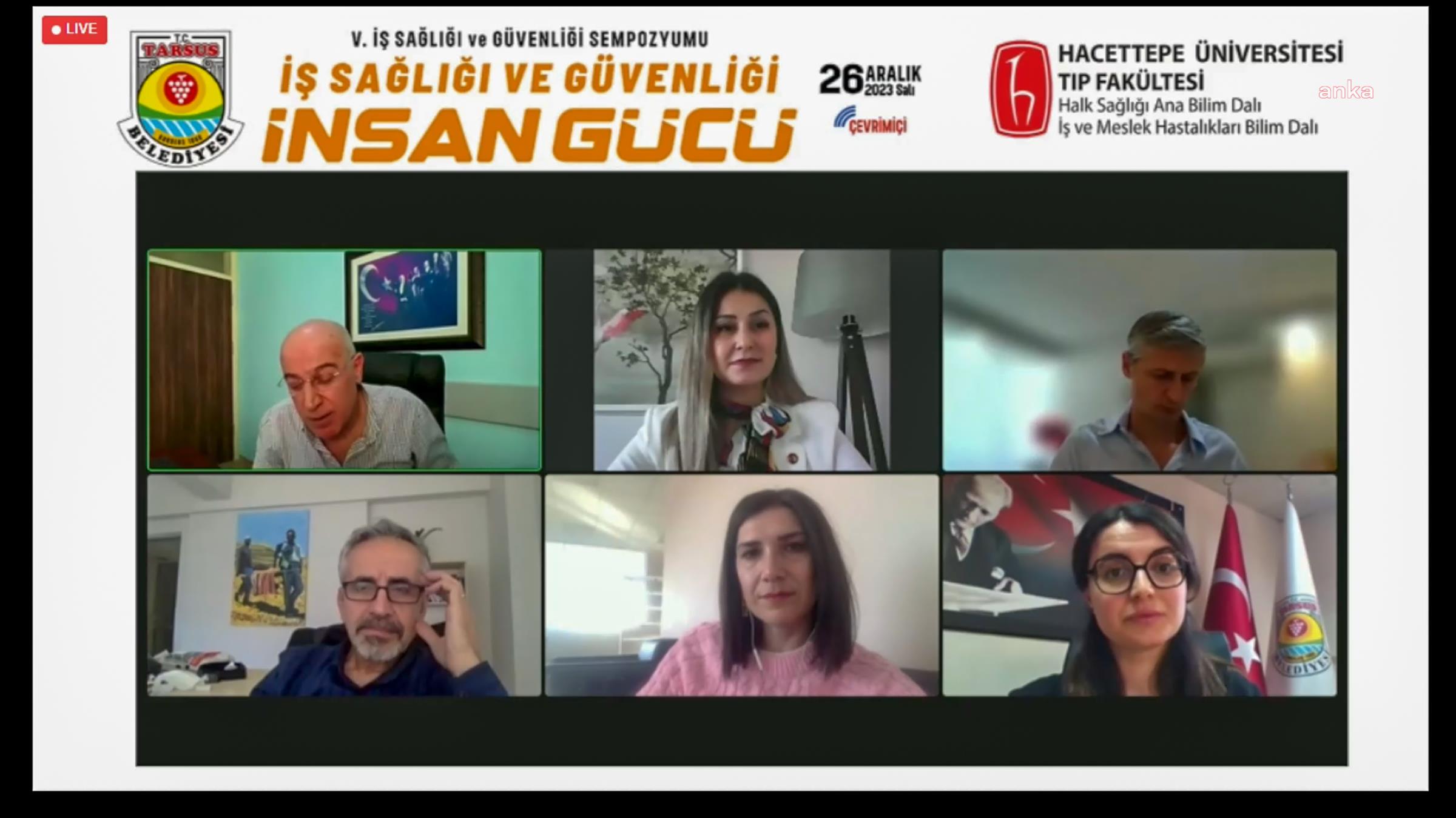 TARSUS BELEDİYESİ TARAFINDAN 5. İŞ SAĞLIĞI VE GÜVENLİĞİ SEMPOZYUMU DÜZENLENDİ
