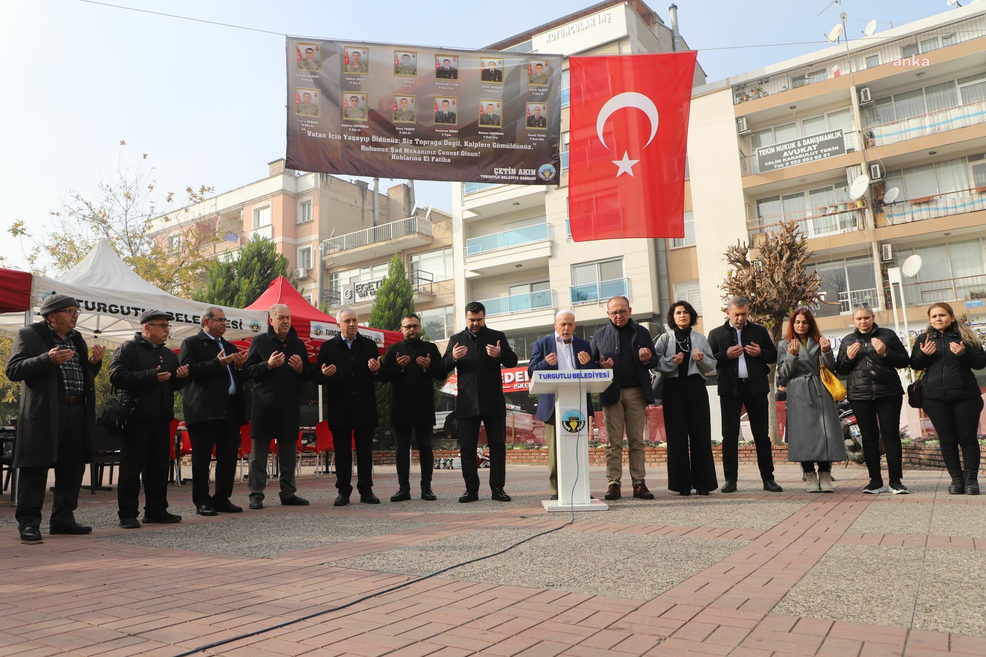 TURGUTLU BELEDİYESİ'NDEN 12 ŞEHİT İÇİN LOKMA HAYRI