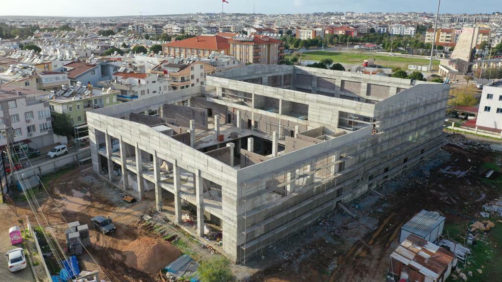 DİDİM’DE KÜLTÜR MERKEZİ İNŞAATI DEVAM EDİYOR