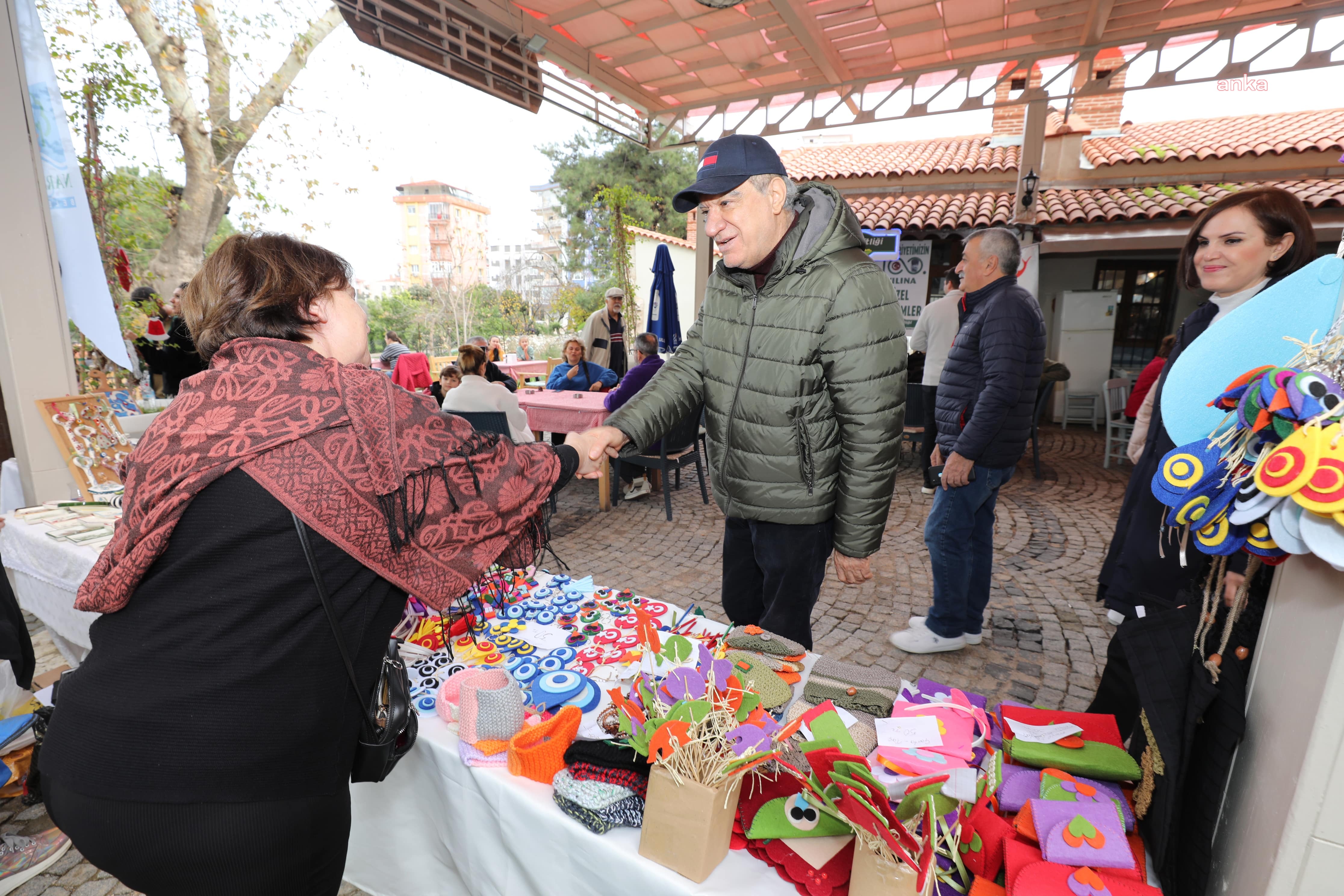 NARLIDERE’NİN YENİ YIL PAZARINA BÜYÜK İLGİ
