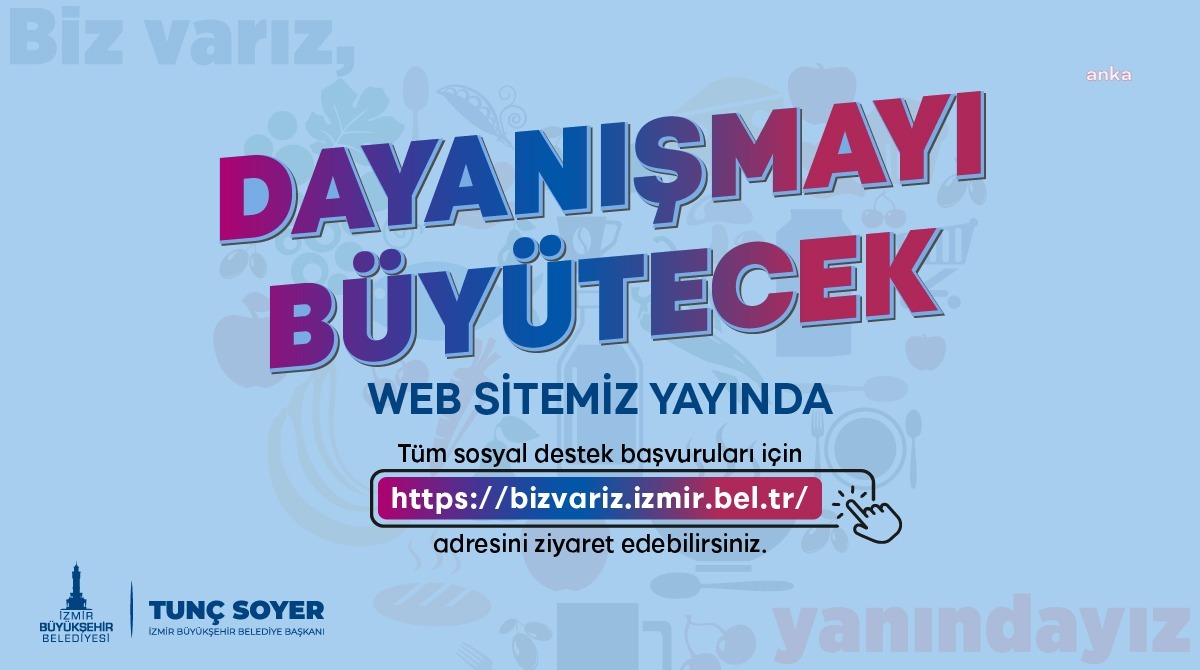 İZMİR'DE DAYANIŞMAYI BÜYÜTECEK WEB SİTESİ YAYINDA