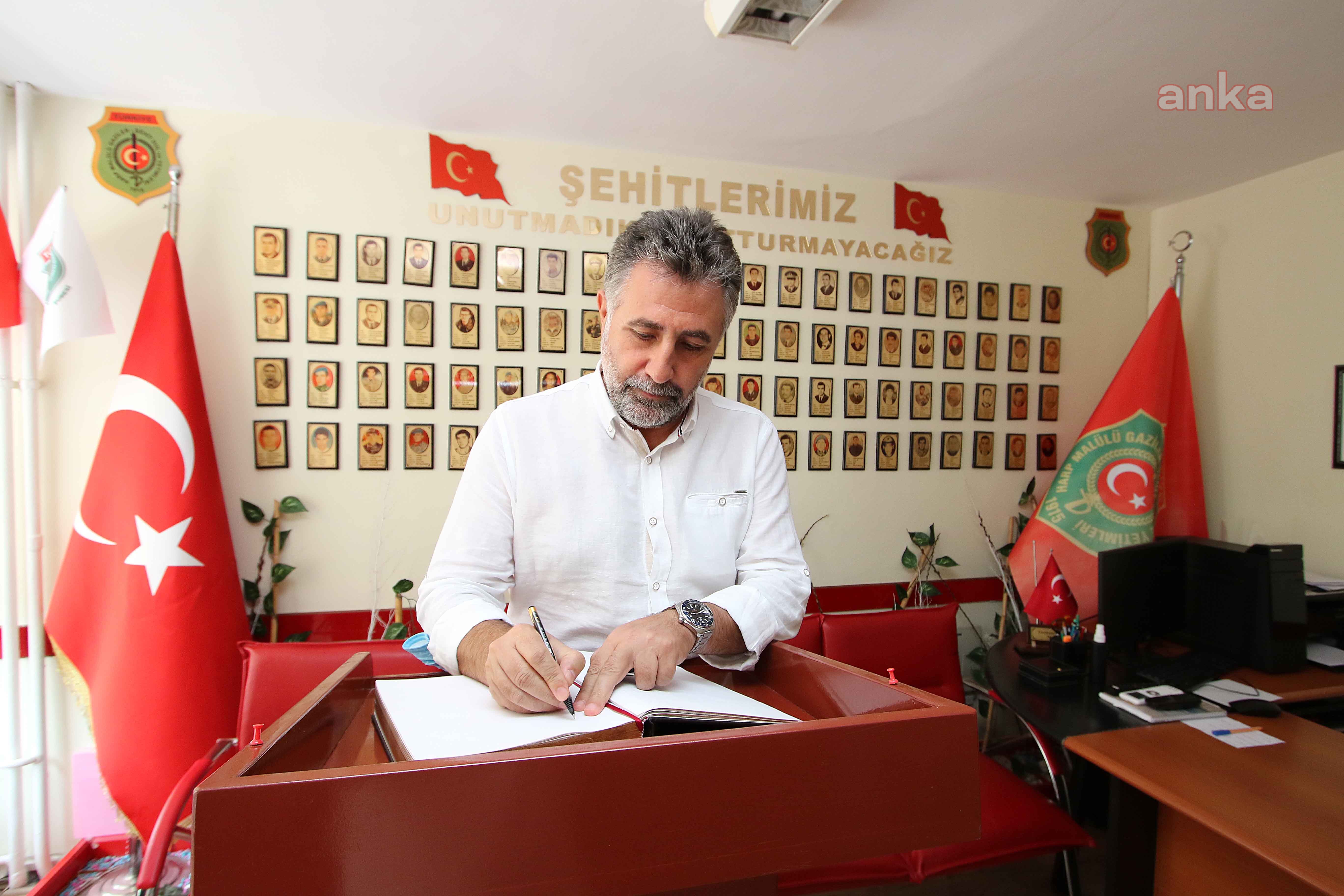 BAYRAKLI BELEDİYE BAŞKANI SANDAL'DAN GAZİLERE ZİYARET