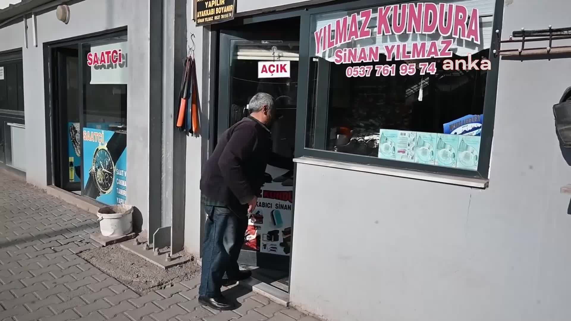 YOZGATLI AYAKKABI TAMİRCİSİ: "AYAKKABI FİYATLARI YÜKSELDİ, TAMİRE GELEN ÇOK"