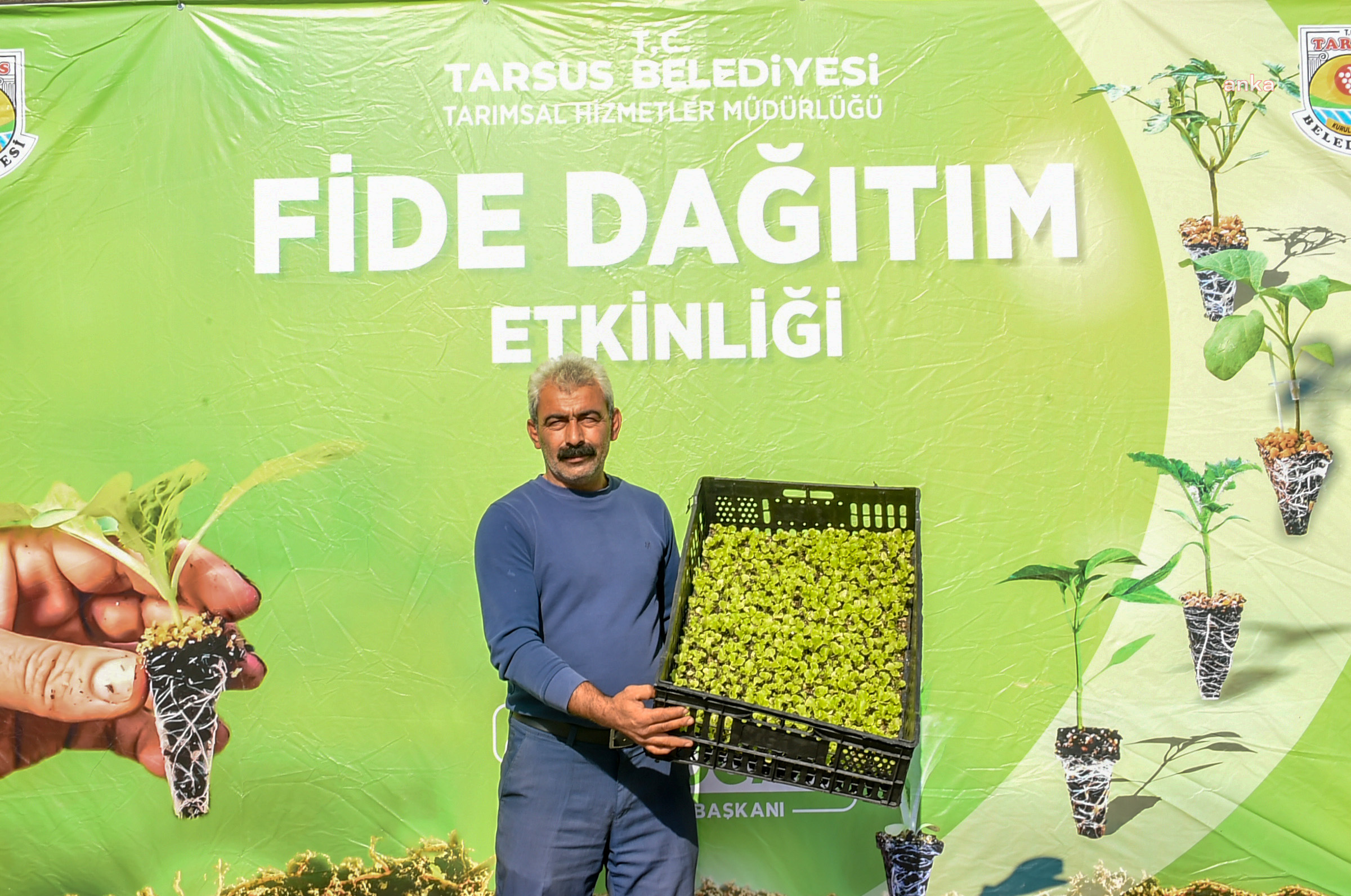TARSUS BELEDİYESİ, 5 YILDA 7 MİLYON FİDE 500 BİN FİDANI ÜCRETSİZ DAĞITTI