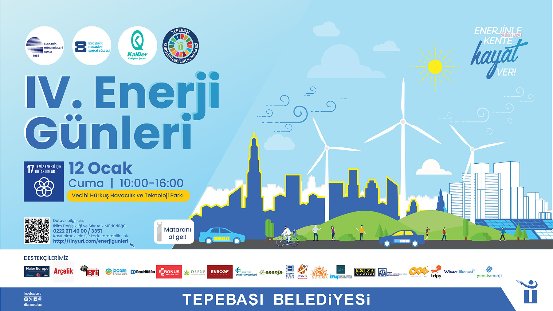 TEPEBAŞI'NDA IV. ENERJİ GÜNLERİ BAŞLIYOR