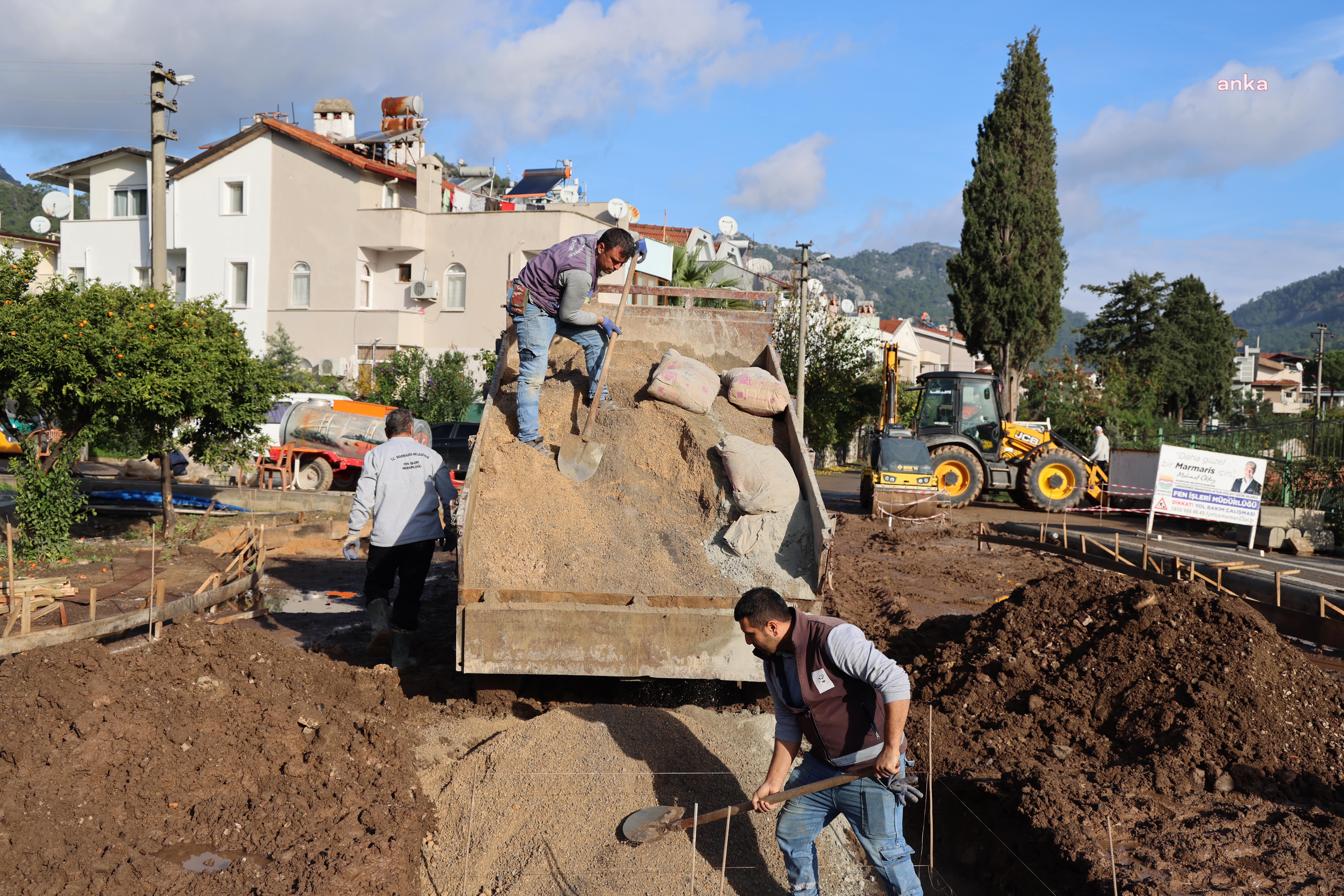 MARMARİS BELEDİYESİ'NDEN BELDİBİ’NDE HUMMALI ÇALIŞMA