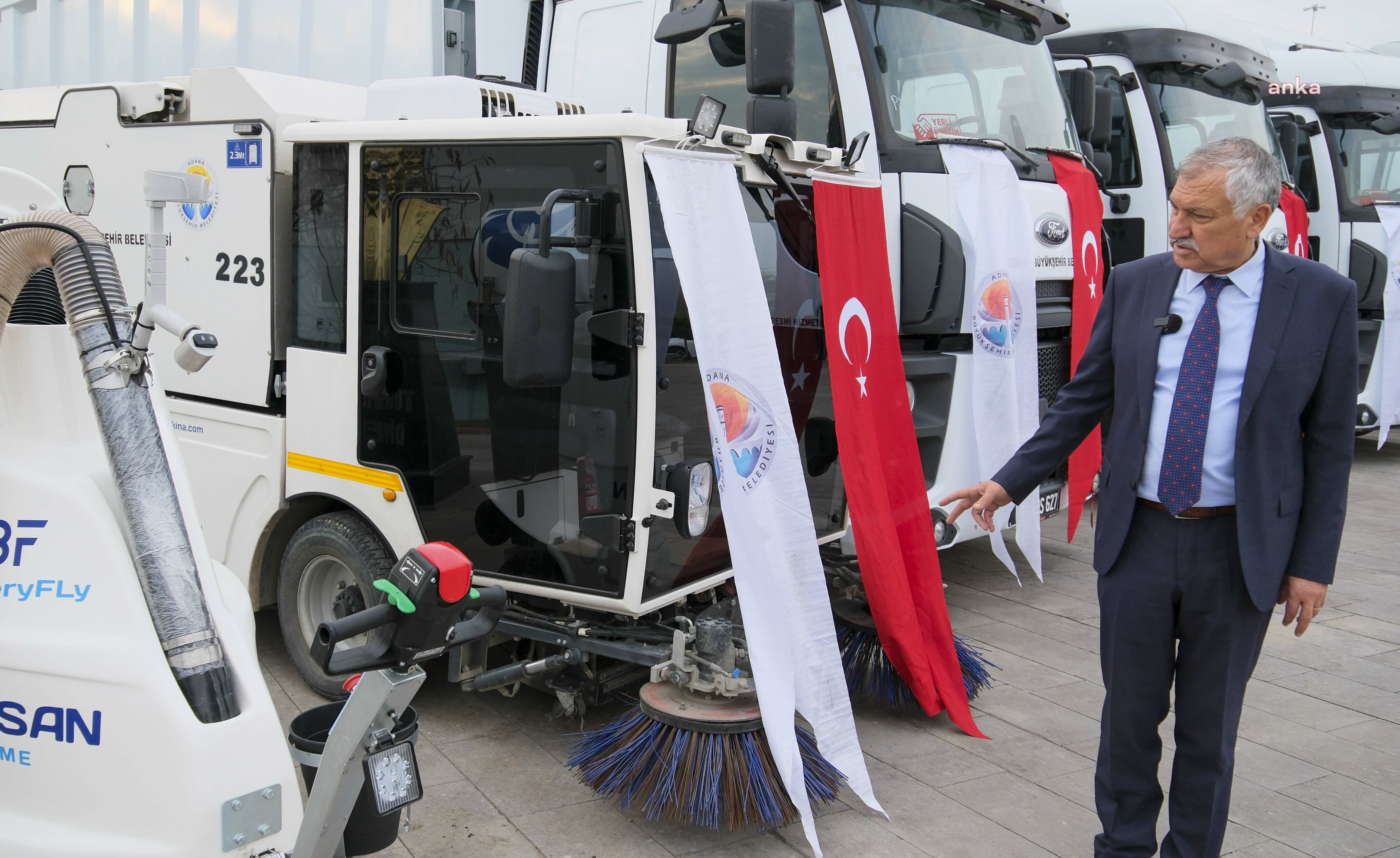 YENİ ARAÇLARLA ADANA BÜYÜKŞEHİR'İN FİLOSU GÜÇLENİYOR