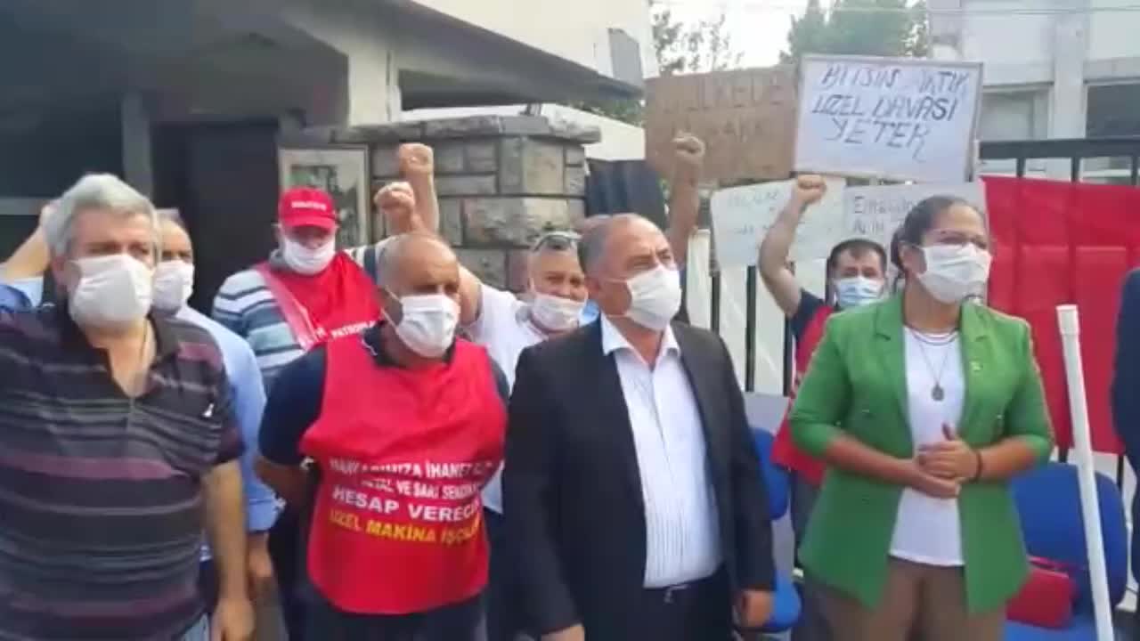 İŞÇİLER, 13 YIL ÖNCE BAŞLATTIKLARI MÜCADELEYİ SÜRDÜRÜYOR