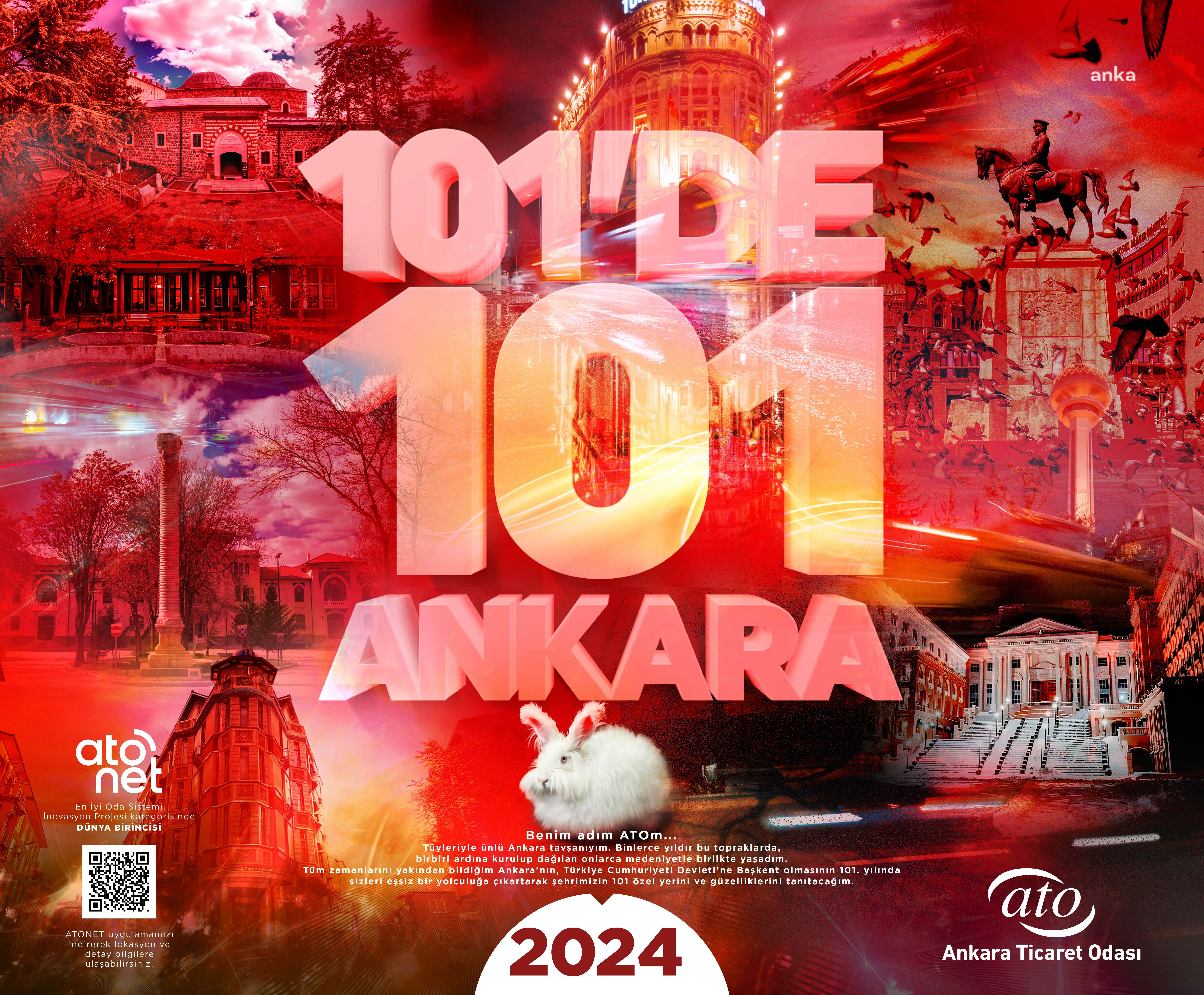 ATO, CUMHURİYET’İN 101. YILI İÇİN “101’DE 101 ANKARA” TAKVİMİ HAZIRLADI
