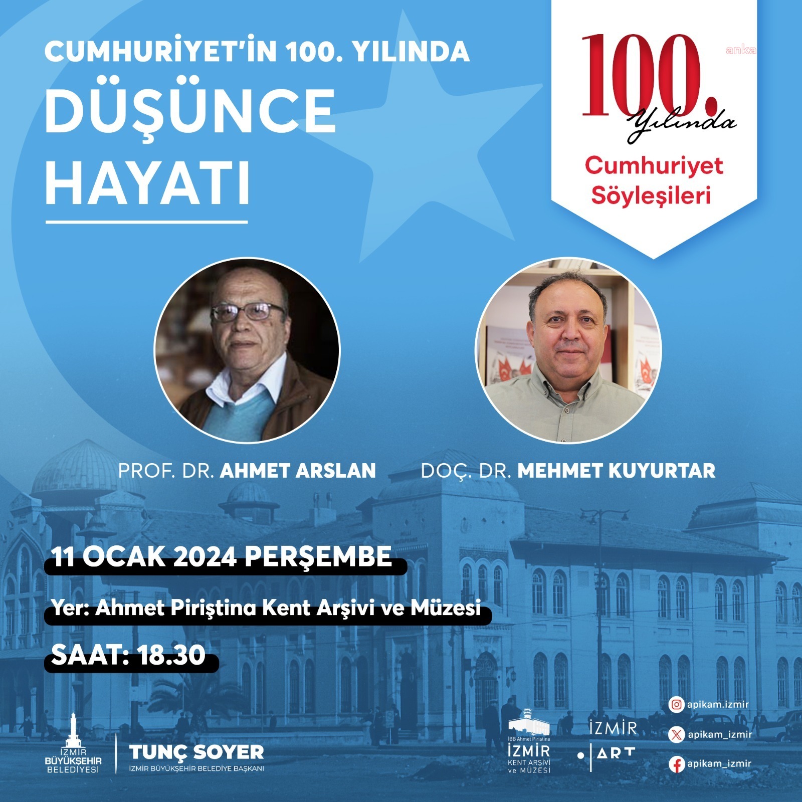 CUMHURİYET SÖYLEŞİLERİ AHMET ARSLAN VE MEHMET KUYURTAR İLE DEVAM EDİYOR