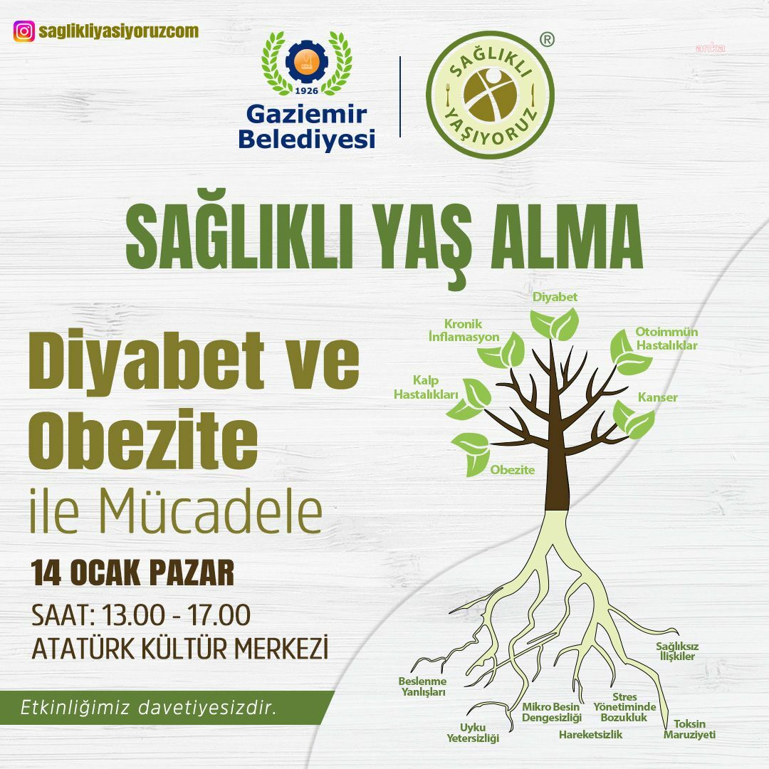 GAZİEMİR'DE DİYABET VE OBEZİTE HASTALIĞI İŞLENECEK
