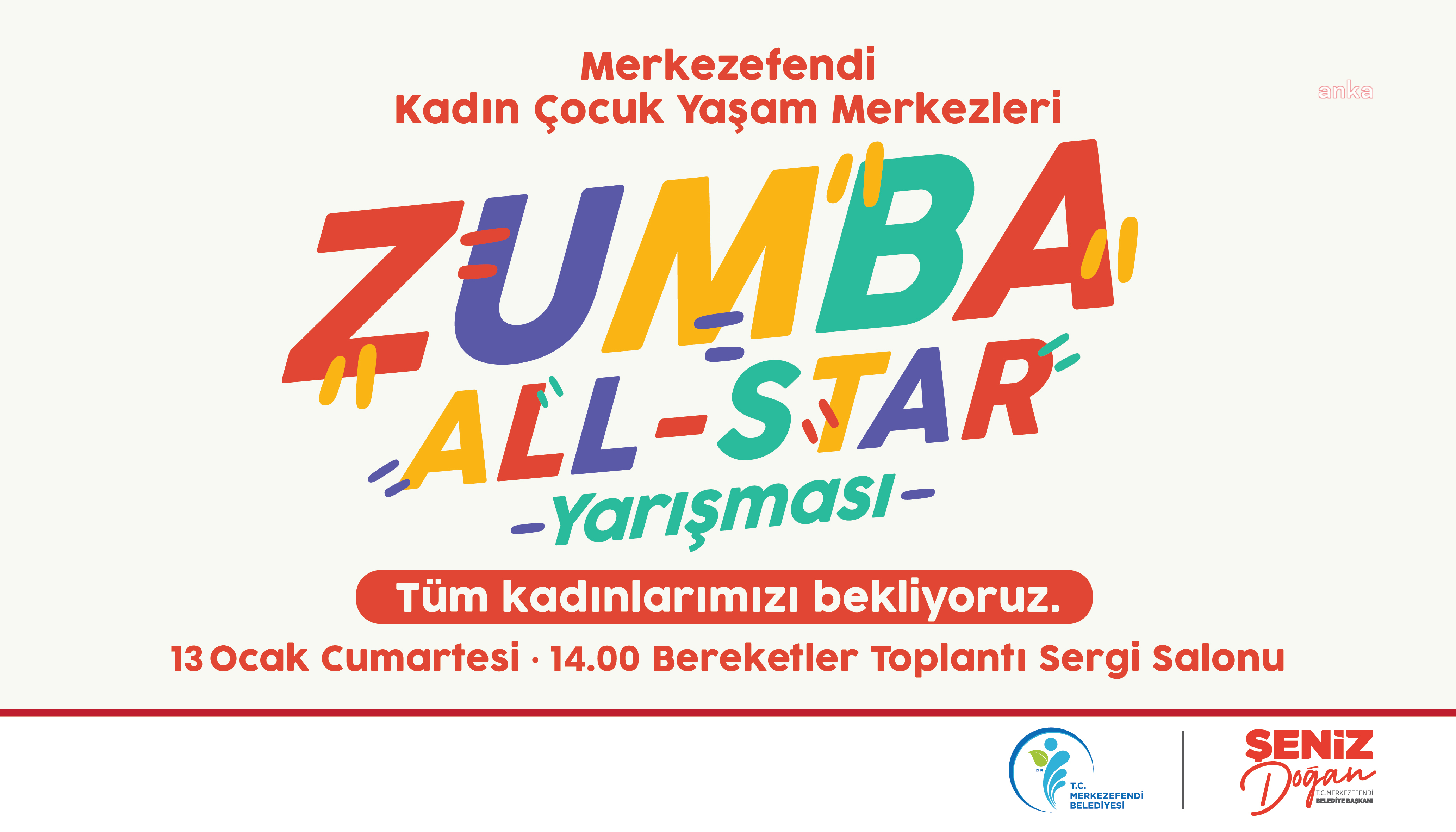 MERKEZEFENDİ’DE ZUMBA ALL-STAR YARIŞMASI BAŞLIYOR