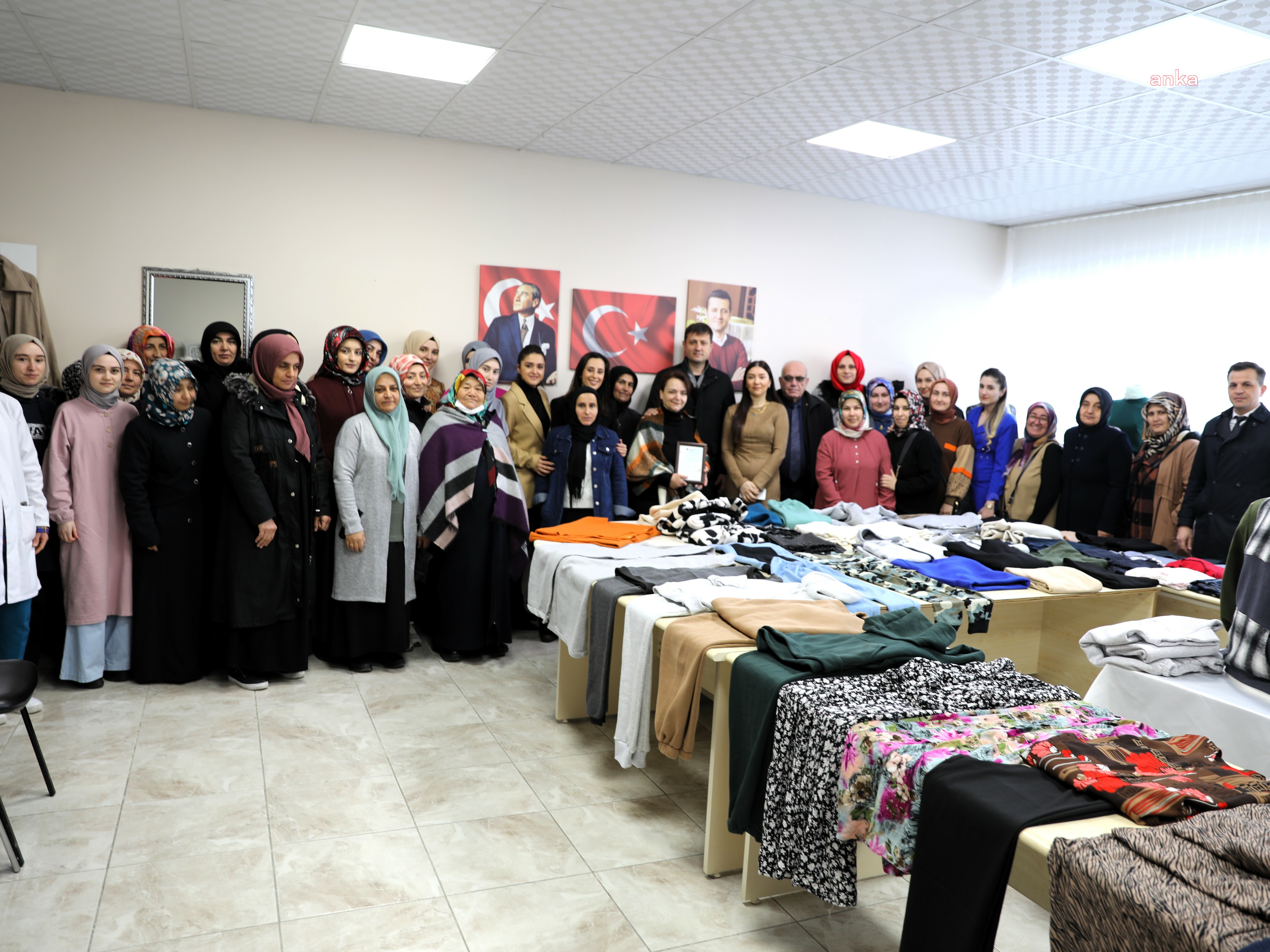 ÇERKEZKÖY BELEDİYESİ MAHALLE EVLERİ KURSLARININ DÖNEM SONU SERGİSİ AÇILDI