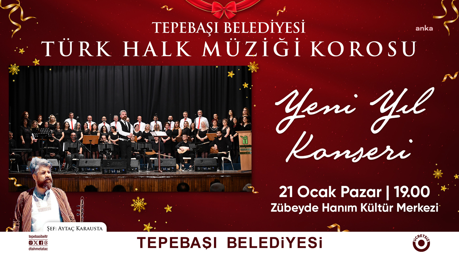 TEPEBAŞI BELEDİYESİ THM KOROSU, YENİ YIL KONSERİYLE İZLEYİCİ KARŞISINA ÇIKACAK