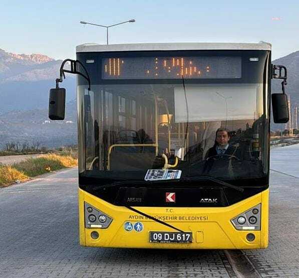 AYDIN BÜYÜKŞEHİR BELEDİYESİ, ŞEHİTLER İÇİN TOPLU ULAŞIM ARAÇLARINA SİYAH KURDELE ASTI