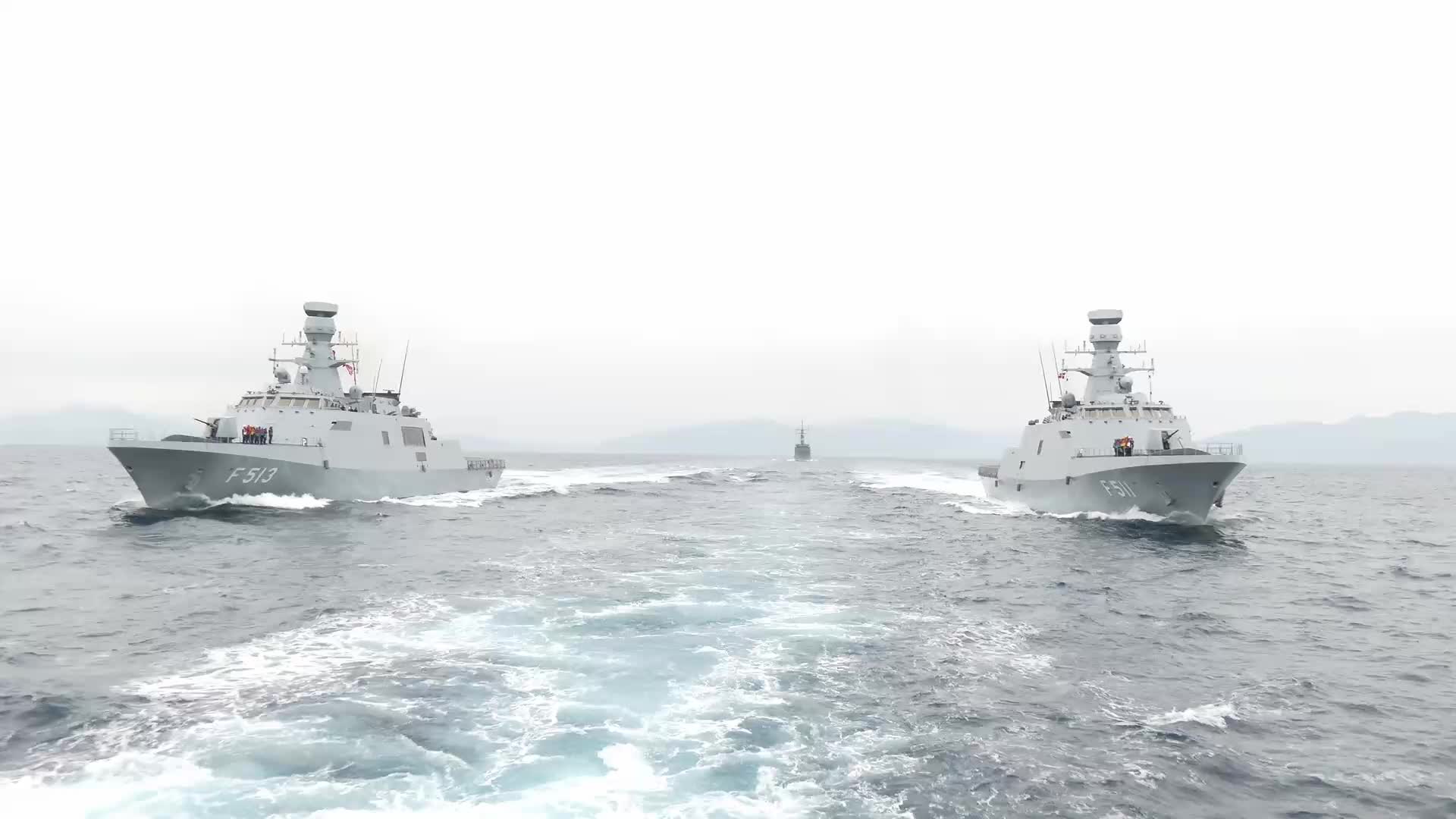 DENİZKURDU-1 2024 TATBİKATI'NIN BASIN GÜNÜ FAALİYETLERİ MARMARİS AÇIKLARINDA YAPILDI