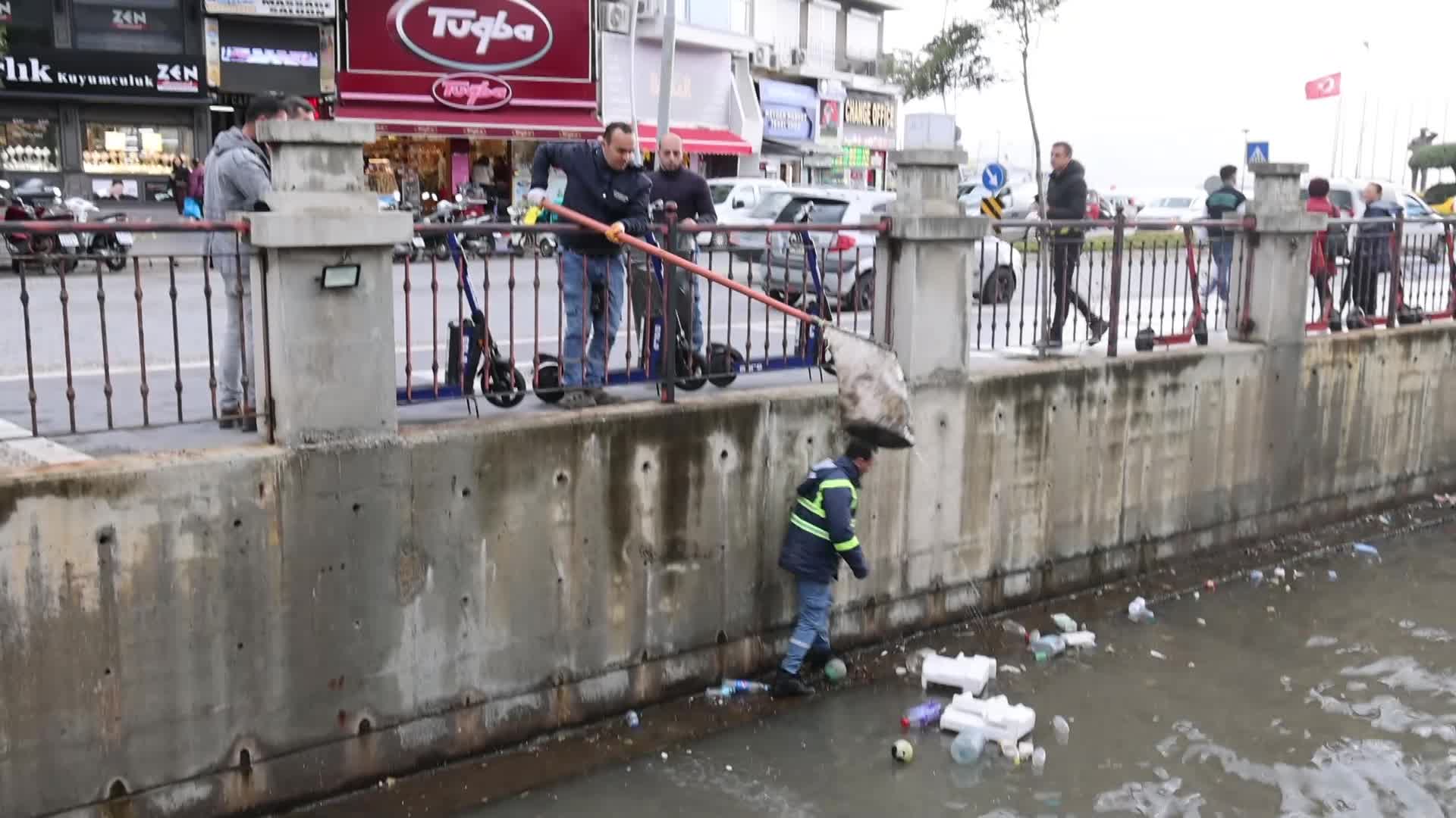 MARMARİS BELEDİYESİ'NDEN KİRLİLİĞE ANINDA MÜDAHALE