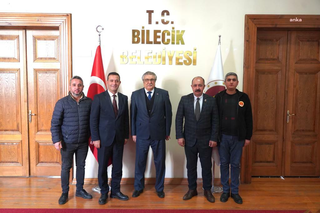 BİLECİK BELEDİYE BAŞKANI MUSTAFA SADIK KAYA’YA HAYIRLI OLSUN ZİYARETİ