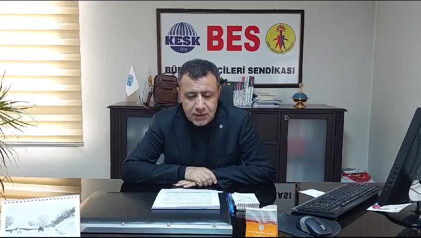 BES GENEL BAŞKANI ÖZER AVANAŞ: “2024 OCAK AYI İÇERİSİNDE YOKSULLUK SINIRI 56 BİN 942 LİRA OLARAK TESPİT EDİLMİŞTİR”