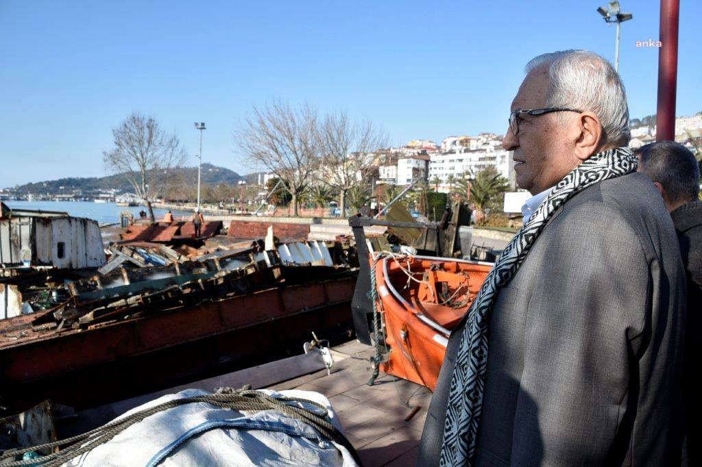KDZ. EREĞLİ BELEDİYE BAŞKANI POSBIYIK, SAHİLDE YAPILAN ÇALIŞMALARI DENETLEDİ