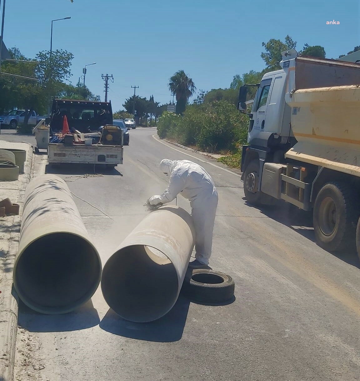 MUĞLA BÜYÜKŞEHİR, BODRUM’DA KAYIP KAÇAĞI ÖNLEMEK İÇİN 340 BİN METRE YENİ İÇME SUYU HATTI YAPTI