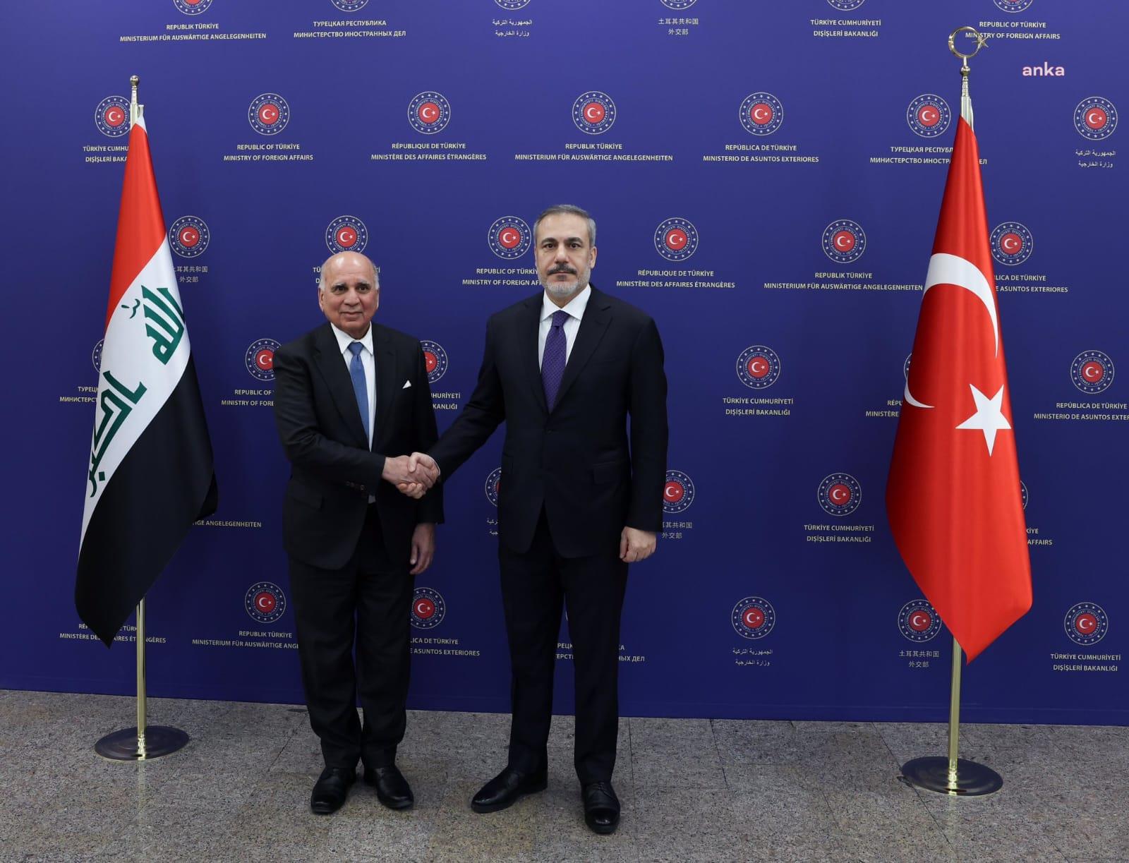 HAKAN FİDAN, IRAK DIŞİŞLERİ BAKANI FUAD HÜSEYİN İLE GÖRÜŞTÜ