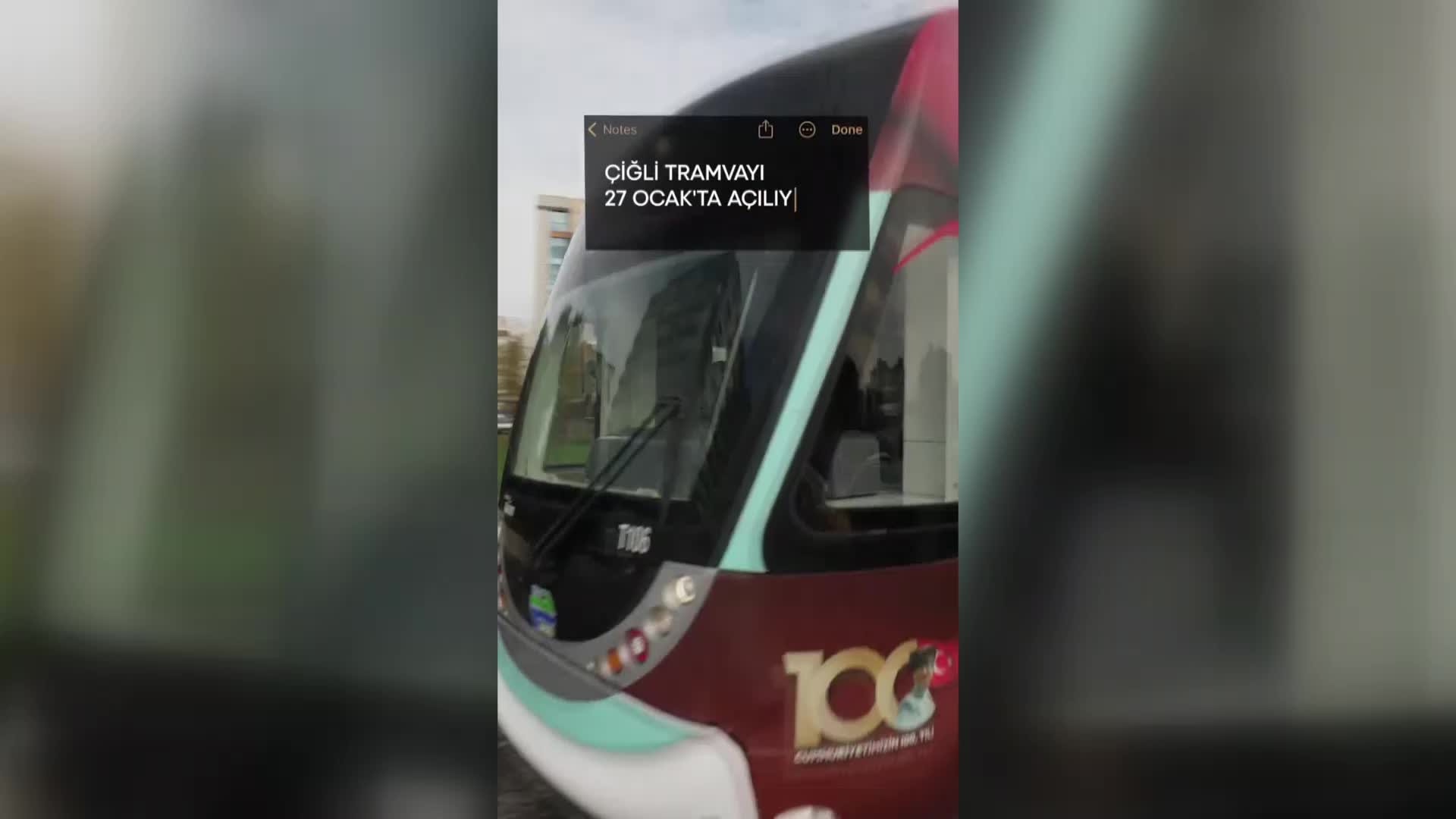 TUNÇ SOYER DUYURDU: "ÇİĞLİ TRAMVAYI 27 OCAK'TA HİZMETE GİRECEK"