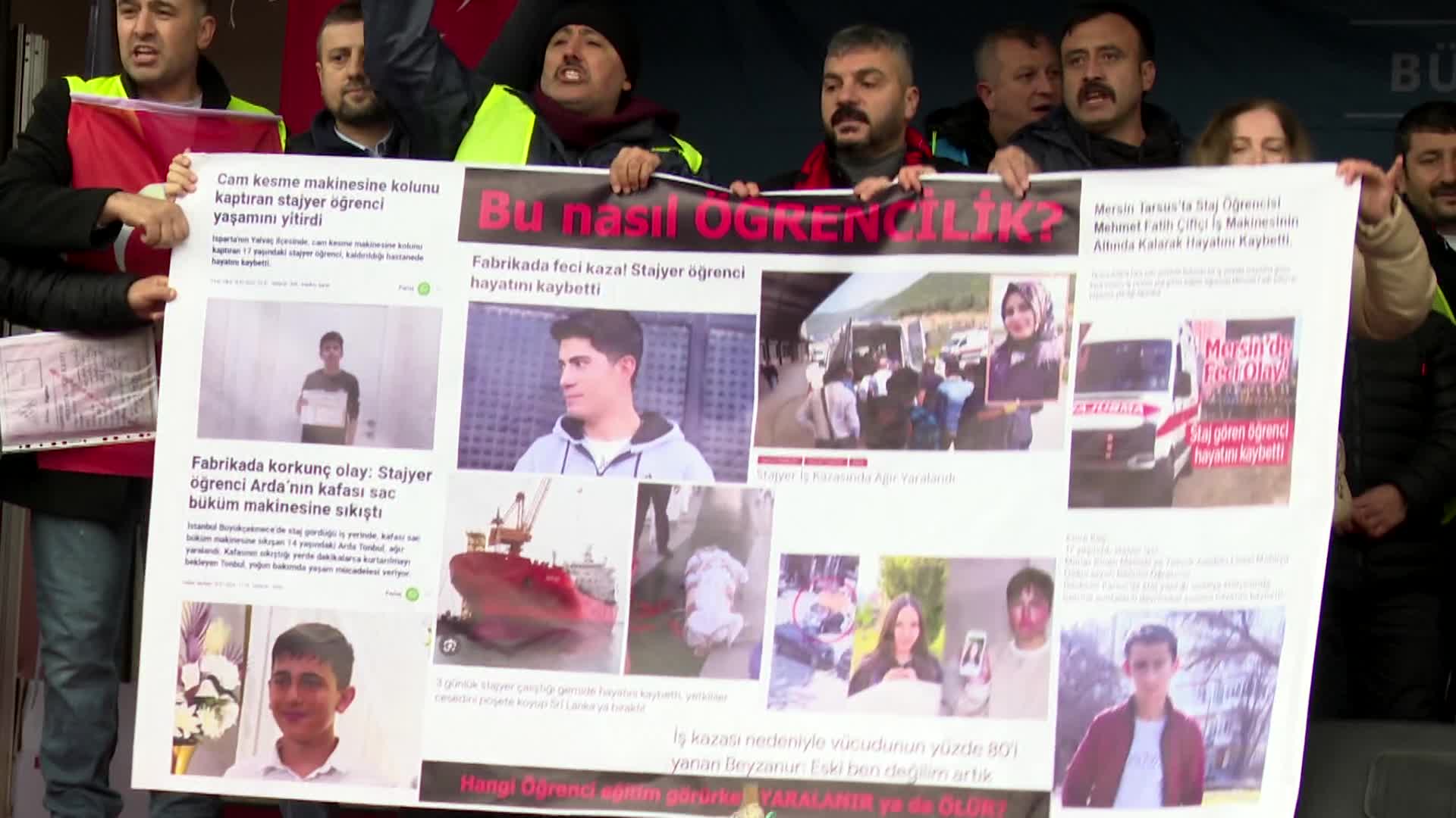 STAJ VE ÇIRAKLIK MAĞDURLARI TÜRKİYE'NİN DÖRT BİR YANINDAN ANKARA'YA GELDİ... "TÜİK VERİLERİNDE BİZİ İŞÇİ GÖSTERİYORSUNUZ, O ZAMAN İŞÇİLİKTEN KAYNAKLANAN ÖZLÜK HAKLARIMIZI DA VERİN"