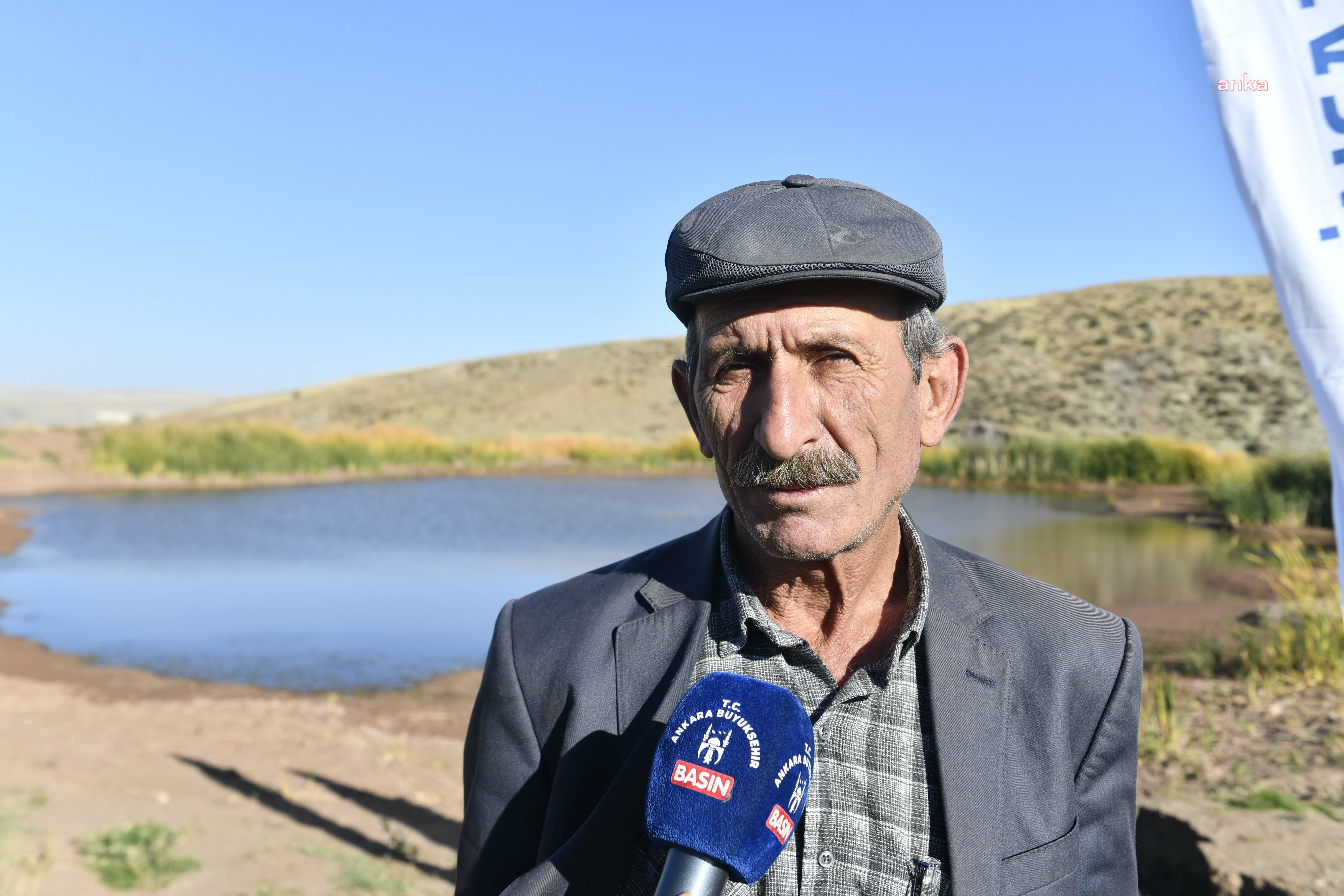 ANKARA BÜYÜKŞEHİR BELEDİYESİ'NDEN HAYVANSAL İÇME SUYU VE TARIMSAL SULAMA GÖLETİ