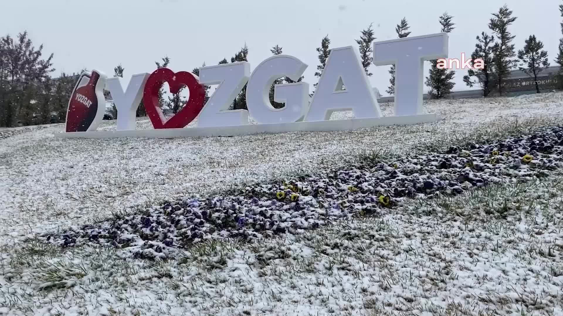 YOZGAT’TA KAR YAĞIŞI SEVİNDİRDİ, AİLELER ÇAMLIĞA AKIN ETTİ