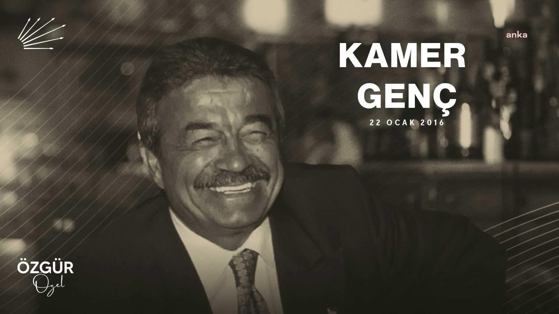 ÖZGÜR ÖZEL: “ZAMAN HEP ONU HAKLI ÇIKARDI, KAMER GENÇ’İ UNUTMAYACAĞIZ”