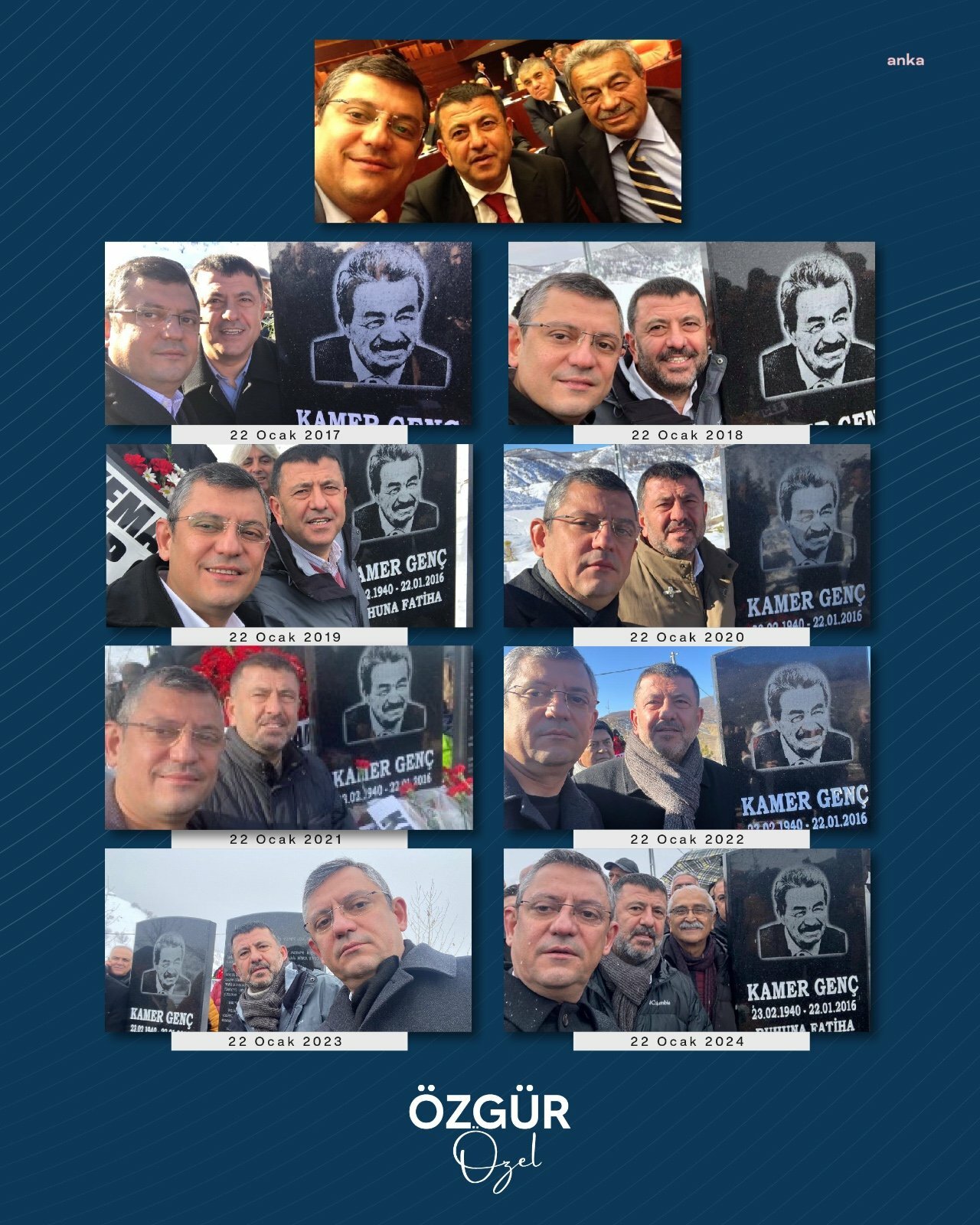 ÖZGÜR ÖZEL: KENDİSİYLE VEDALAŞTIĞIMIZ GÜN DAHİL 9 YILDIR HER 22 OCAK'TA TUNCELİ'NİN NAZIMİYE İLÇESİNDE SİYASET BÜYÜĞÜMÜZ, DOĞRU BİLDİĞİNDEN MİLİM SAPMAYAN KAMER GENÇ'İN MEZARI BAŞINDA OLUYORUZ