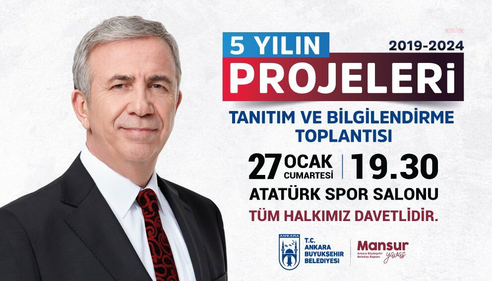 MANSUR YAVAŞ, İLK DÖNEM PROJELERİNİ BAŞKENTLİLERE ANLATACAK