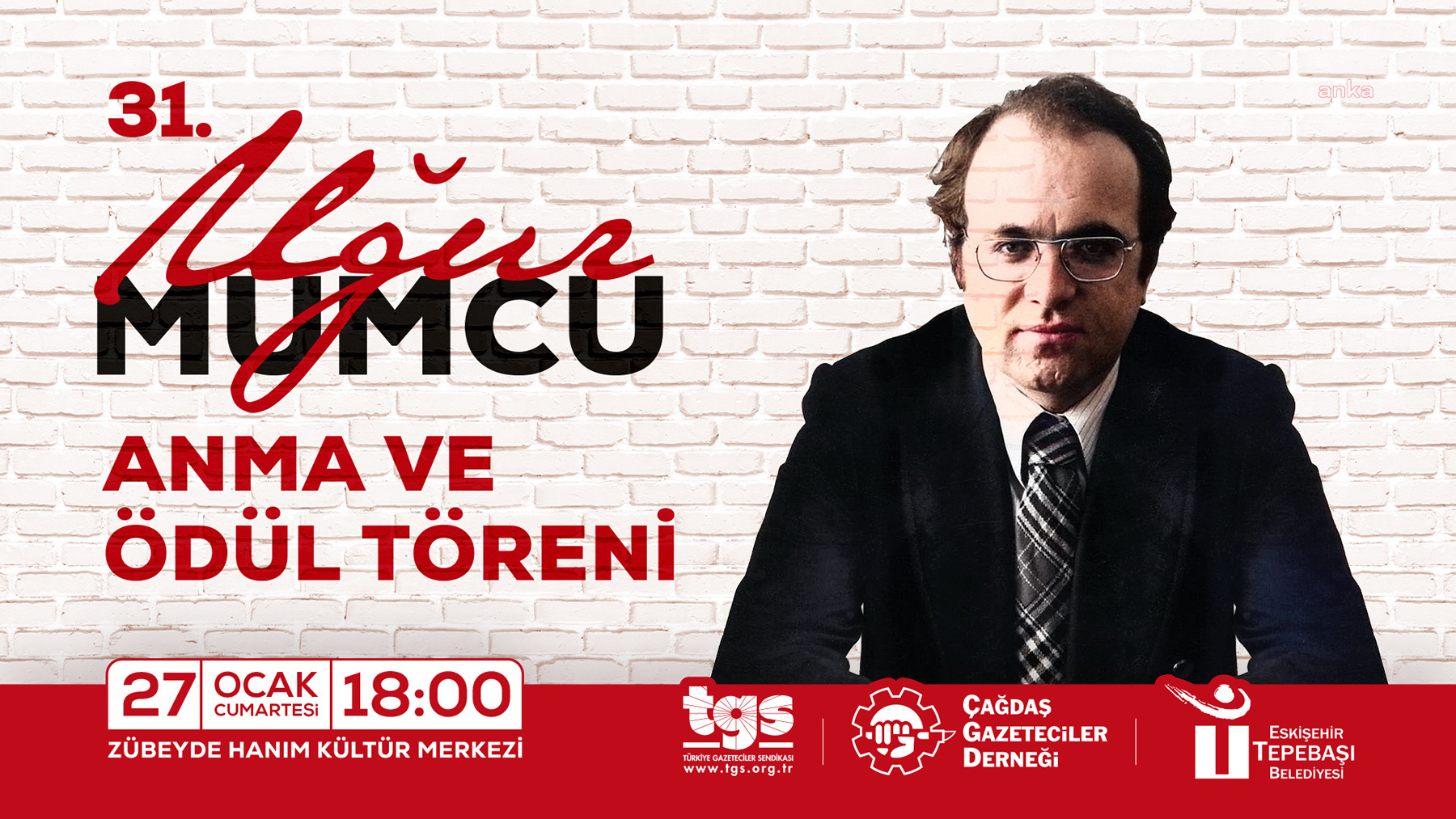 MUMCU ÖDÜLLERİ, TEPEBAŞI'NDA SAHİPLERİNİ BULACAK