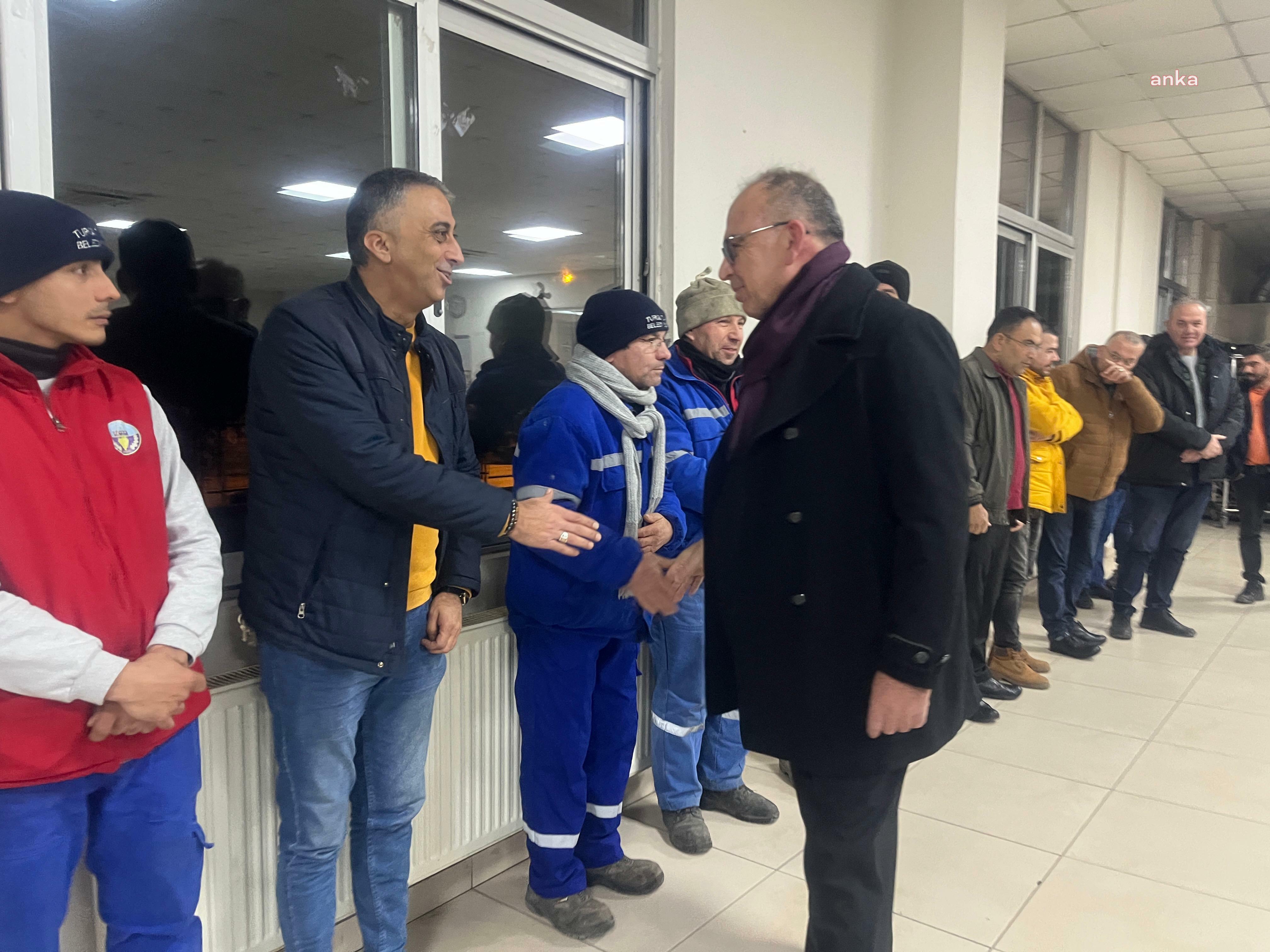 TURGUTLU BELEDİYE BAŞKANI ÇETİN AKIN, MESAİYE GÜN DOĞMADAN BAŞLADI