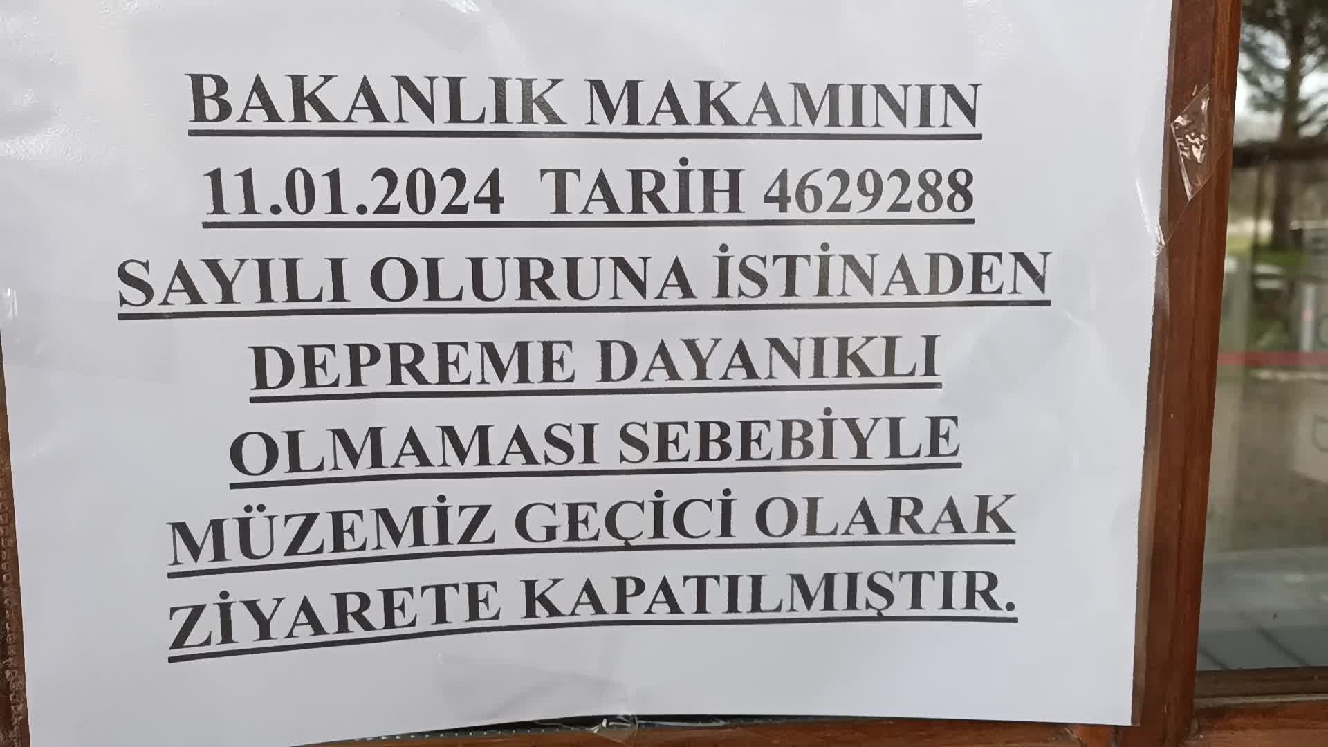 AFRODİSİAS MÜZESİ, DEPREME DAYANIKLI OLMADIĞI GEREKÇESİYLE KAPATILDI