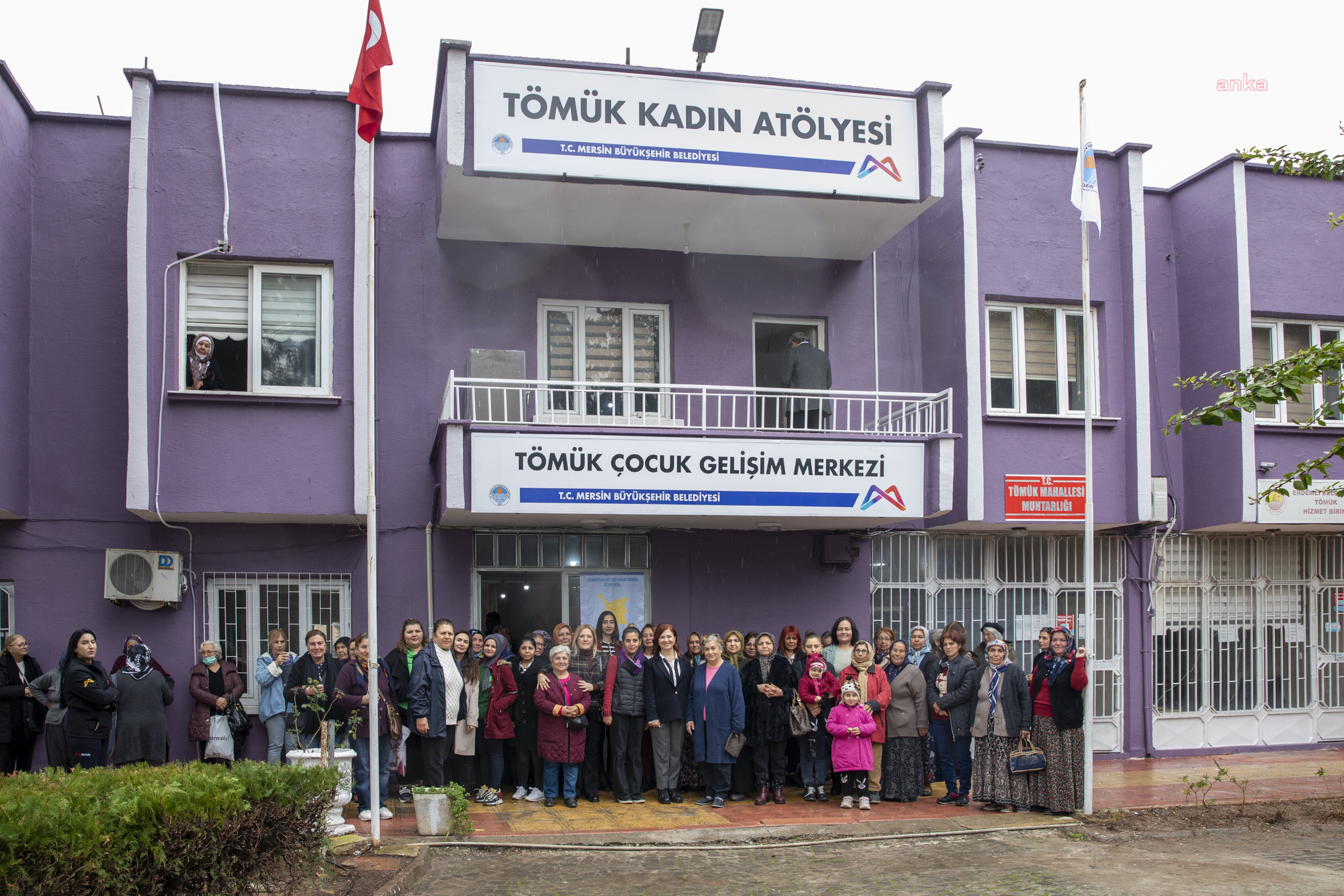 MERSİN BÜYÜKŞEHİR, TÖMÜK'TE ATIL DURUMDAKİ BİNAYI KADIN VE ÇOCUK ATÖLYESİ’NE ÇEVİRDİ