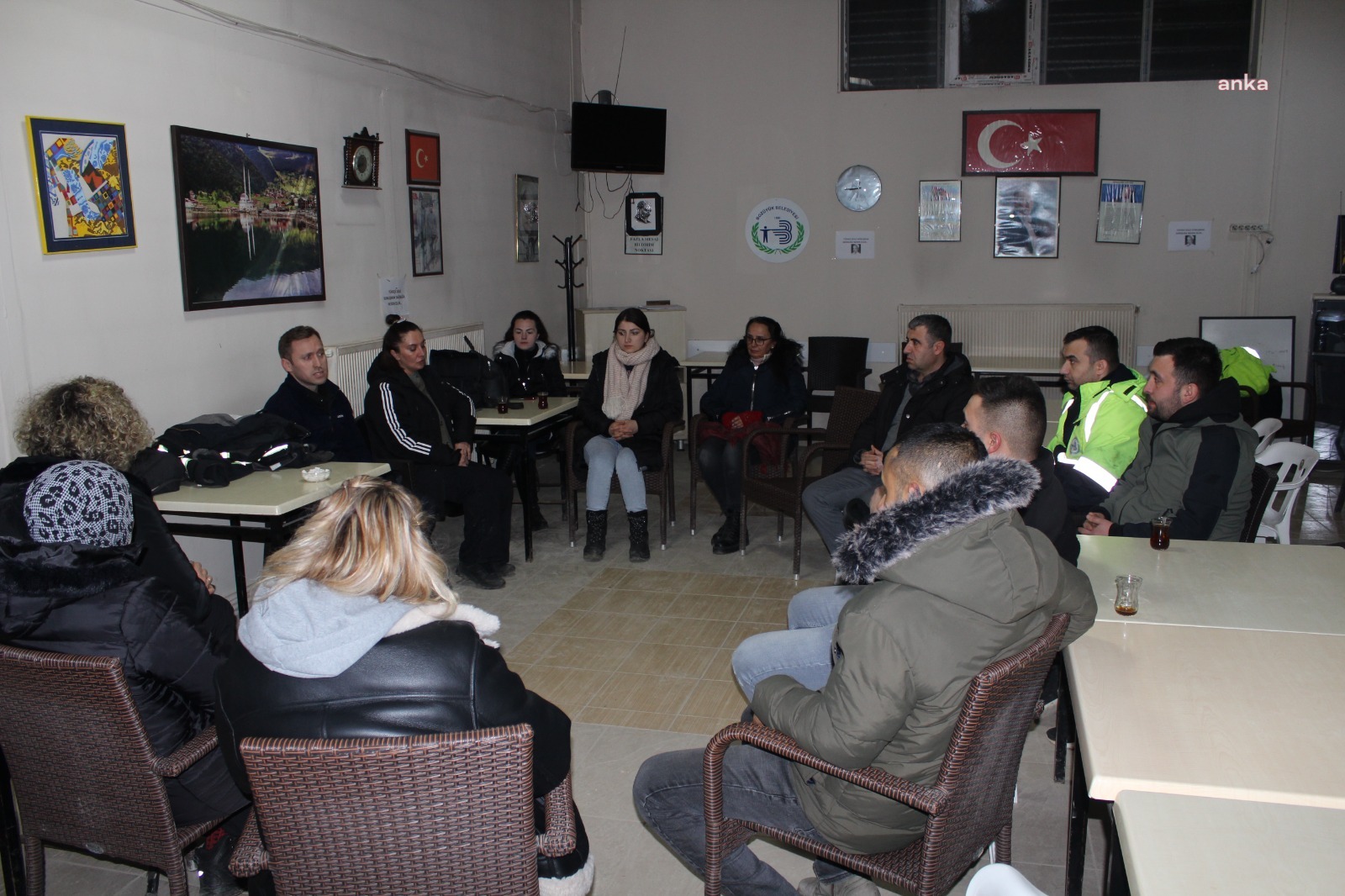 BOZÜYÜK BELEDİYESİ'NDEN VATMANLARA YANGIN EĞİTİMİ
