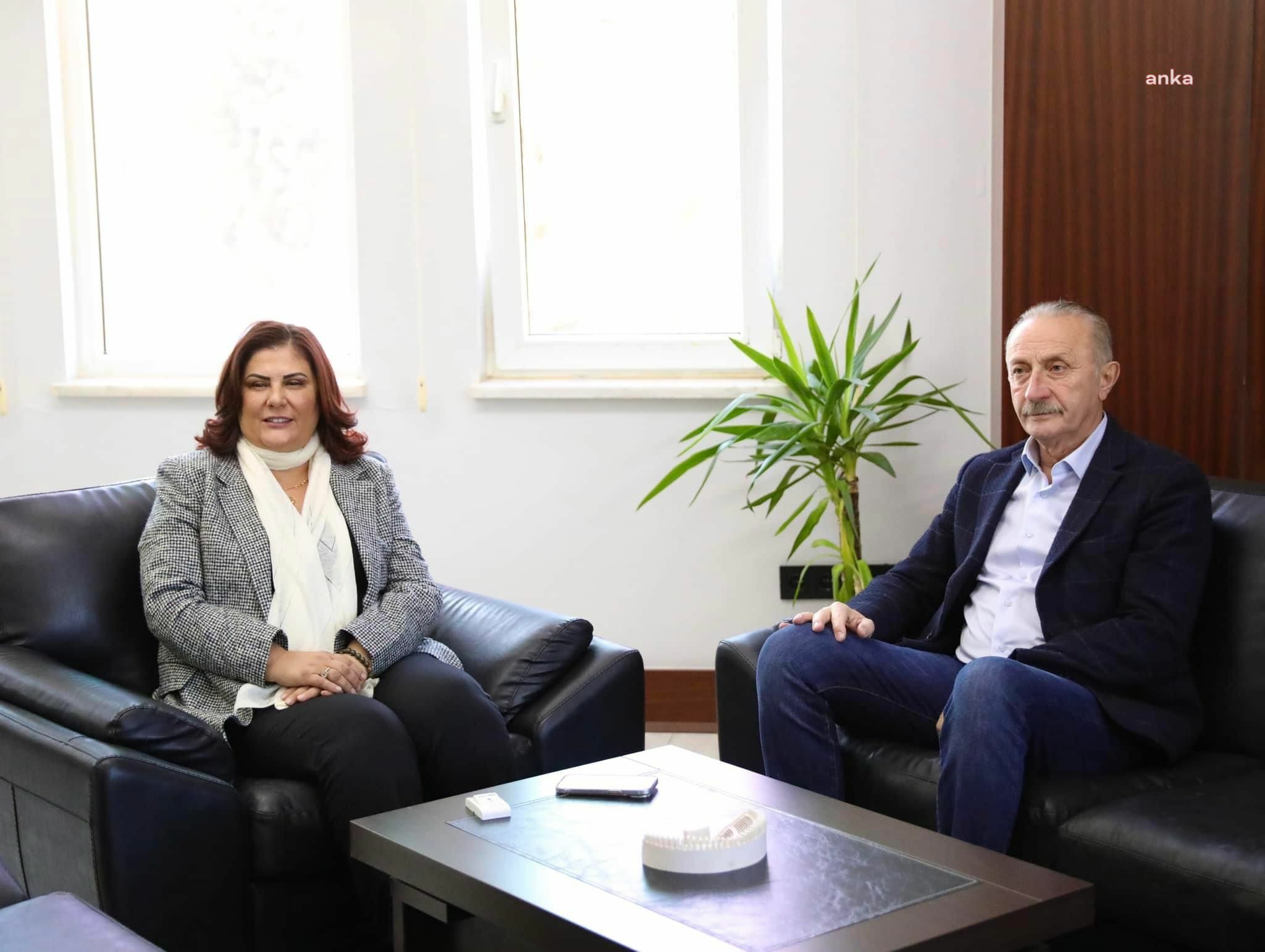 ÖZLEM ÇERÇİOĞLU’NDAN, BAŞKAN ATABAY’A ZİYARET