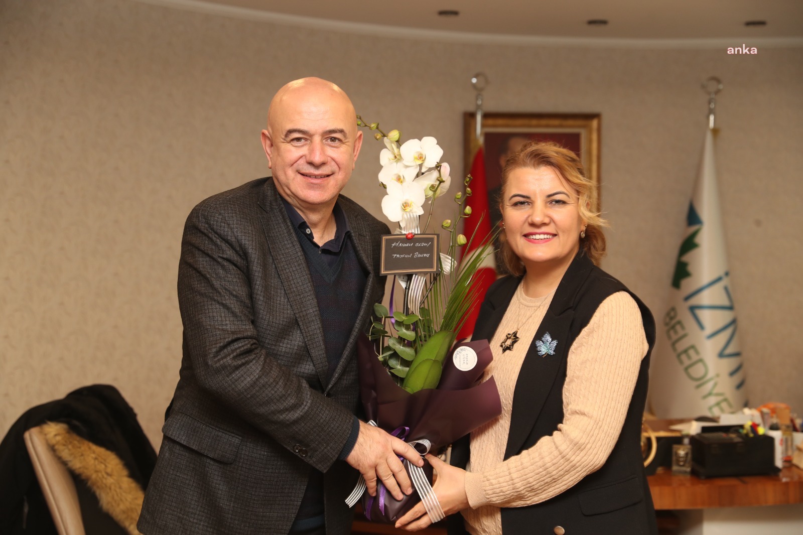 İZMİT BELEDİYE BAŞKANI HÜRRİYET, CHP KÖRFEZ ADAYI TAYFUN BALIKÇI’YI AĞIRLADI