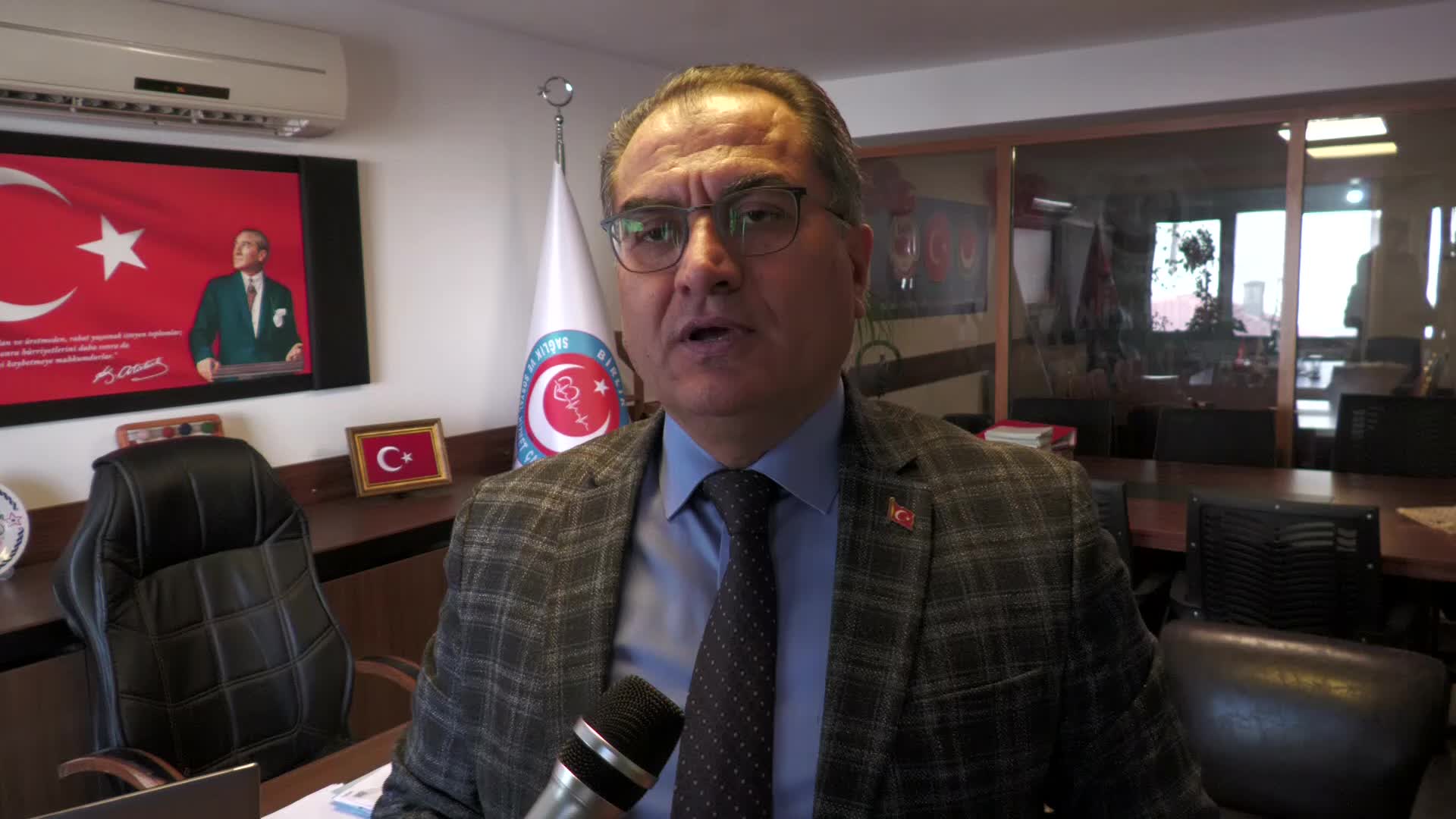 BİRLİK SAĞLIK SEN GENEL BAŞKANI DOĞRUYOL: “TÜRKİYE'DEKİ TÜM DEVLET HASTANELERİ DEPREME DAYANIKLI HALE GETİRİLMELİDİR”
