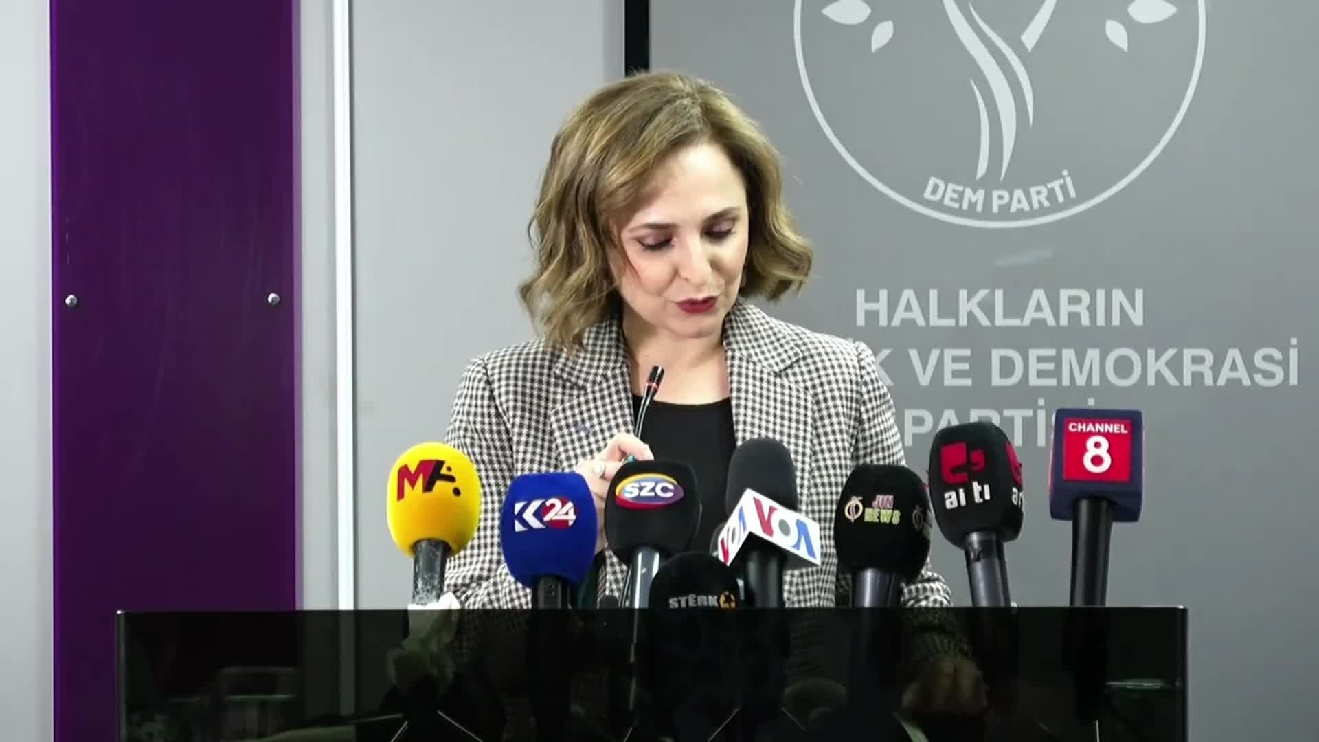DEM PARTİ SÖZCÜSÜ DOĞAN: “İSTANBUL, ADANA, MUĞLA, AYDIN, KARS, MERSİN, HATAY, DERSİM…  ŞU ANA KADAR BURALARA İLİŞKİN EPEYCE YOL ALINDI”
