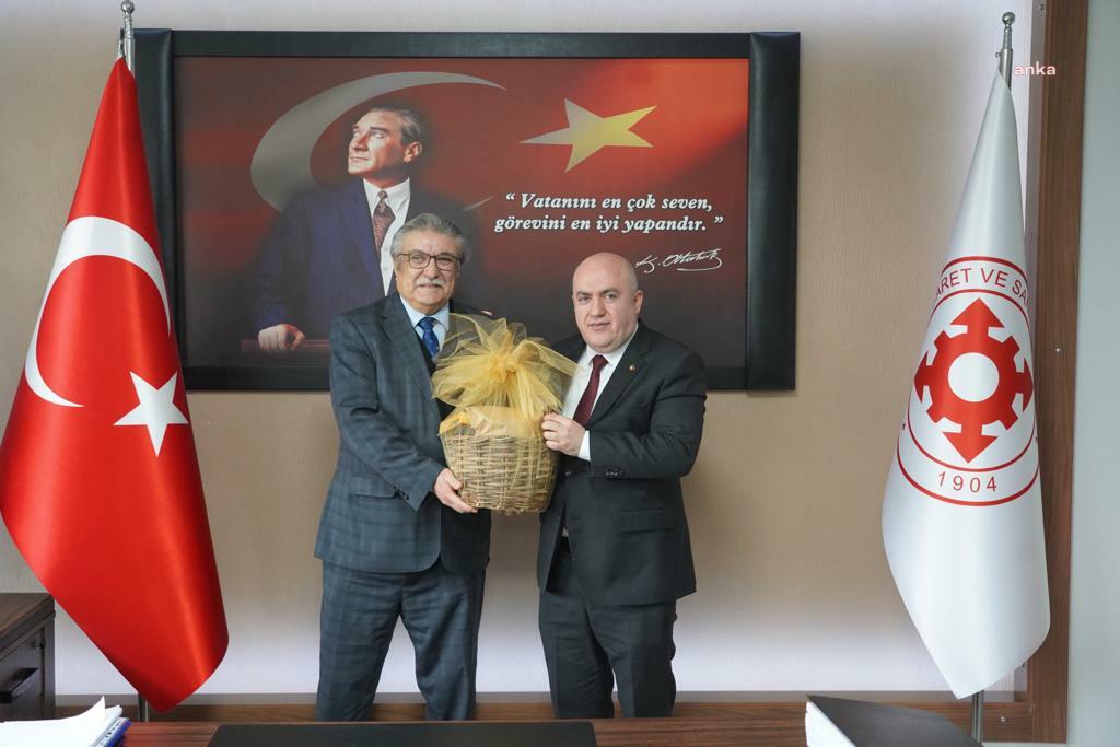 BİLECİK BELEDİYE BAŞKANI KAYA, TSO’YU ZİYARET ETTİ