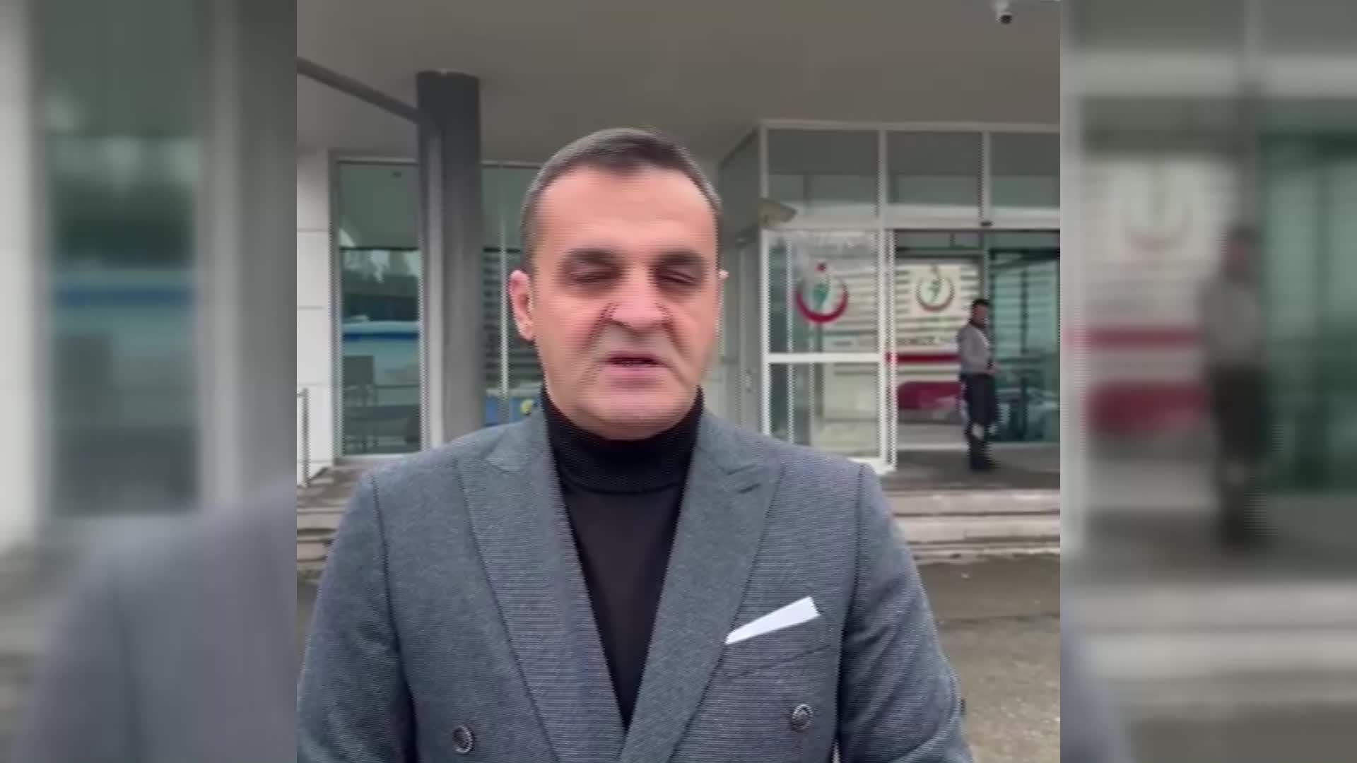 BARIŞ KARADENİZ, OTOBÜS KAZASINDA YARALANAN VATANDAŞLARI ZİYARET ETTİ