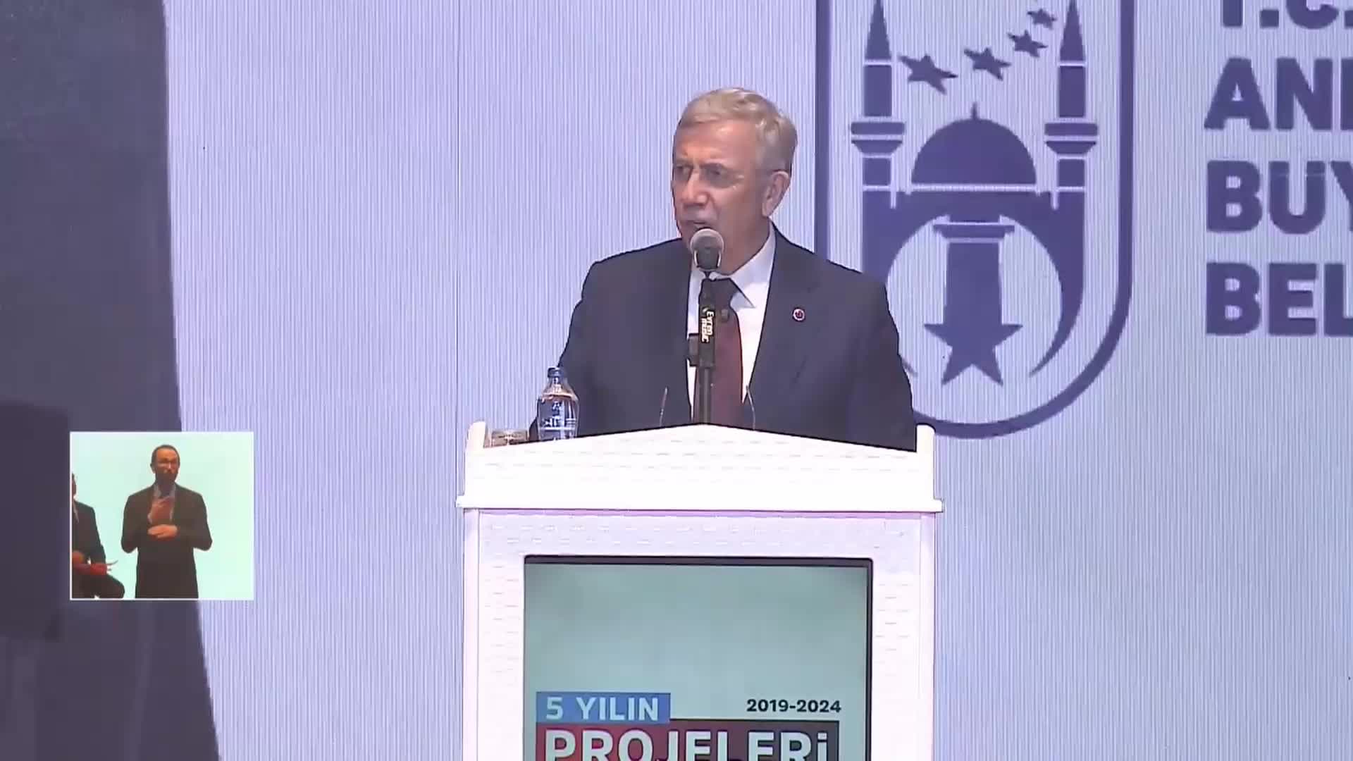 MANSUR YAVAŞ, ABB'NİN 5 YILIN PROJELERİ TANITIM VE BİLGİLENDİRME TOPLANTISI'NDA: "ANKARA HALKININ TERTEMİZ PARASI BİR KURUŞ BİLE İSRAF EDİLMEDEN KENDİ PARAMIZ GİBİ HARCANIYOR"