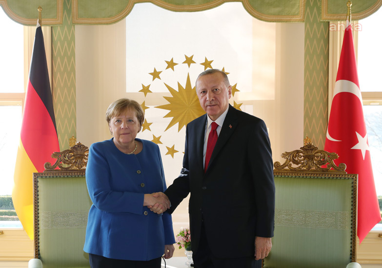 CUMHURBAŞKANI ERDOĞAN, MERKEL VE AB KONSEYİ BAŞKANI MICHEL İLE GÖRÜŞTÜ