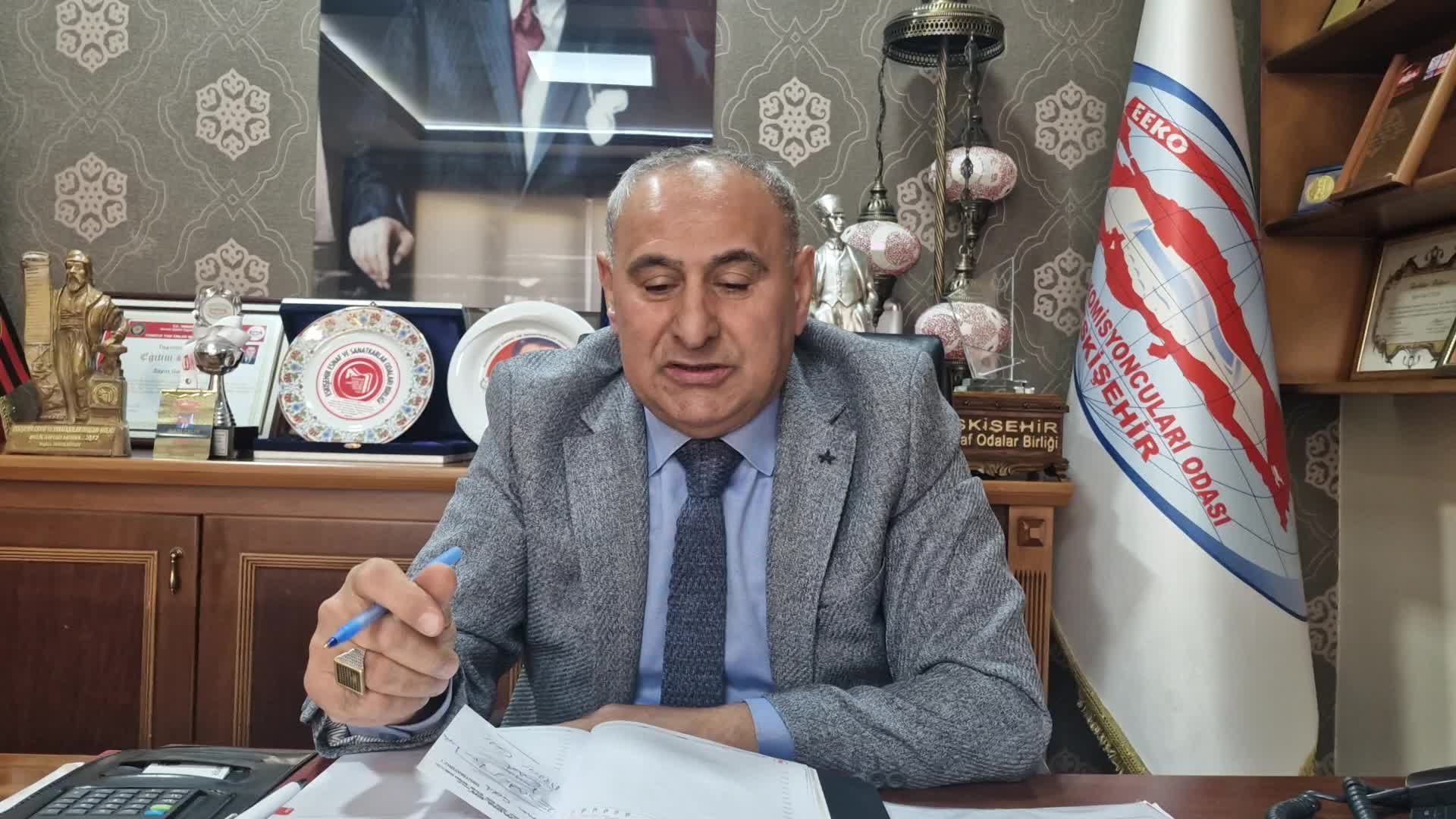 ESKİŞEHİR EMLAKÇILAR ODASI BAŞKANI GAZİ ÇELİK: “EMLAKÇILAR 200 BİN LİRANIN ÜZERİNDE KREDİ ÇEKEMİYOR”